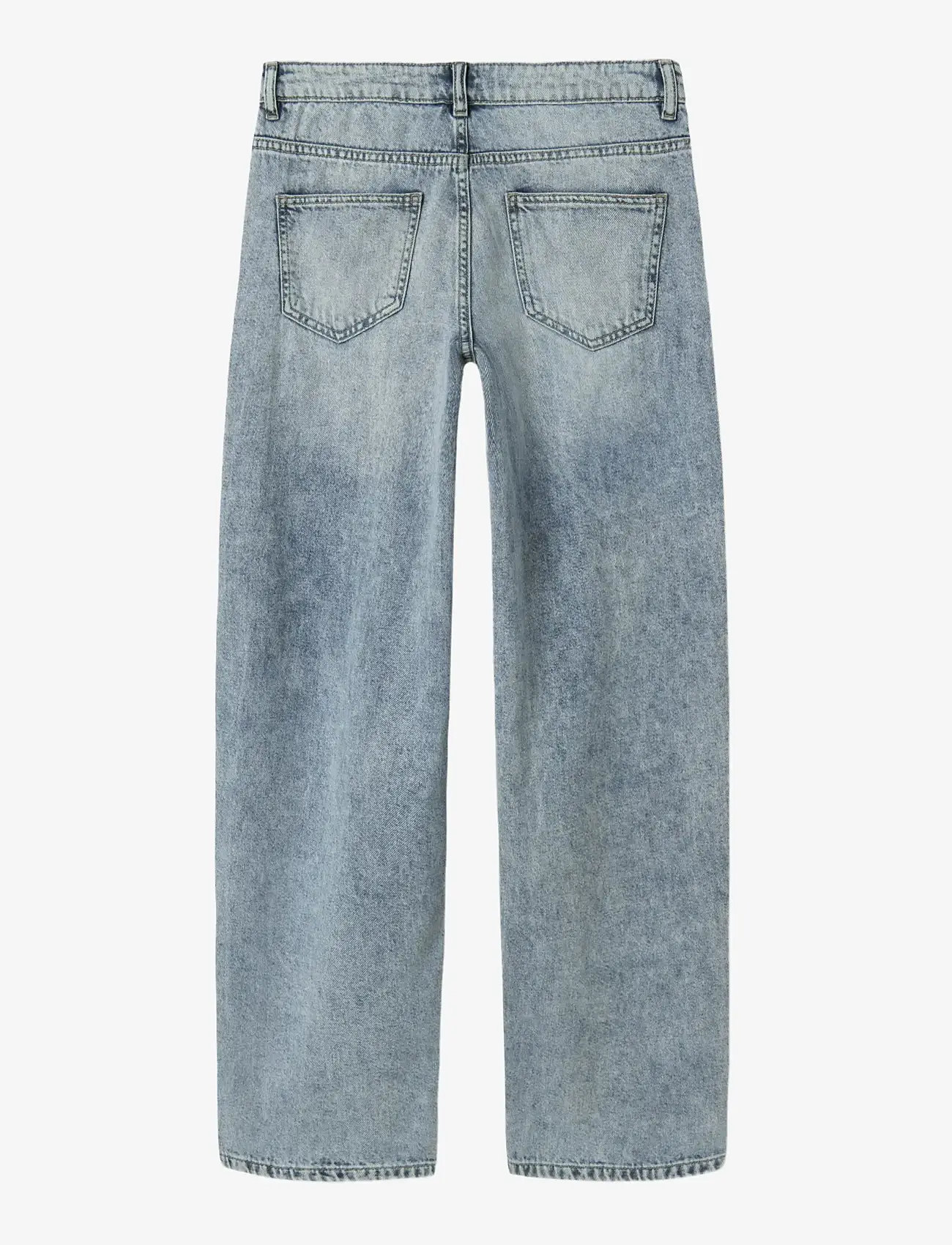 LMTD - NLMBEX DMN R LOOSE PANT - loose jeans - light blue denim - 2