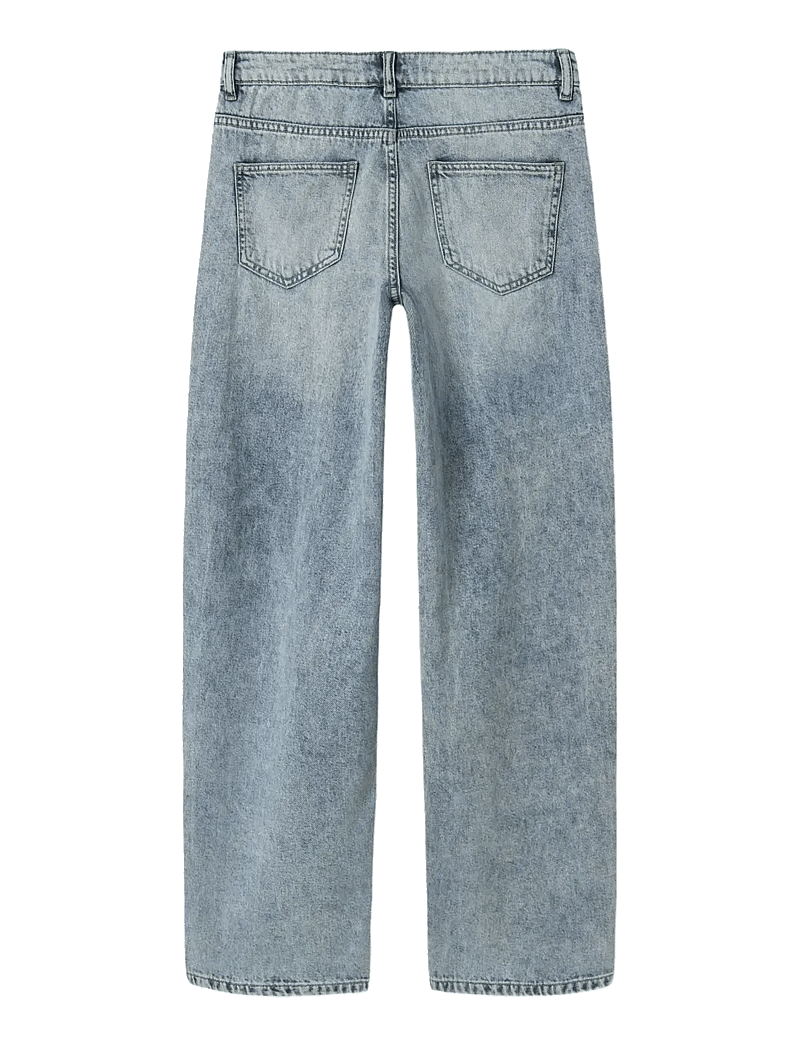 LMTD - NLMBEX DMN R LOOSE PANT - loose jeans - light blue denim - 2