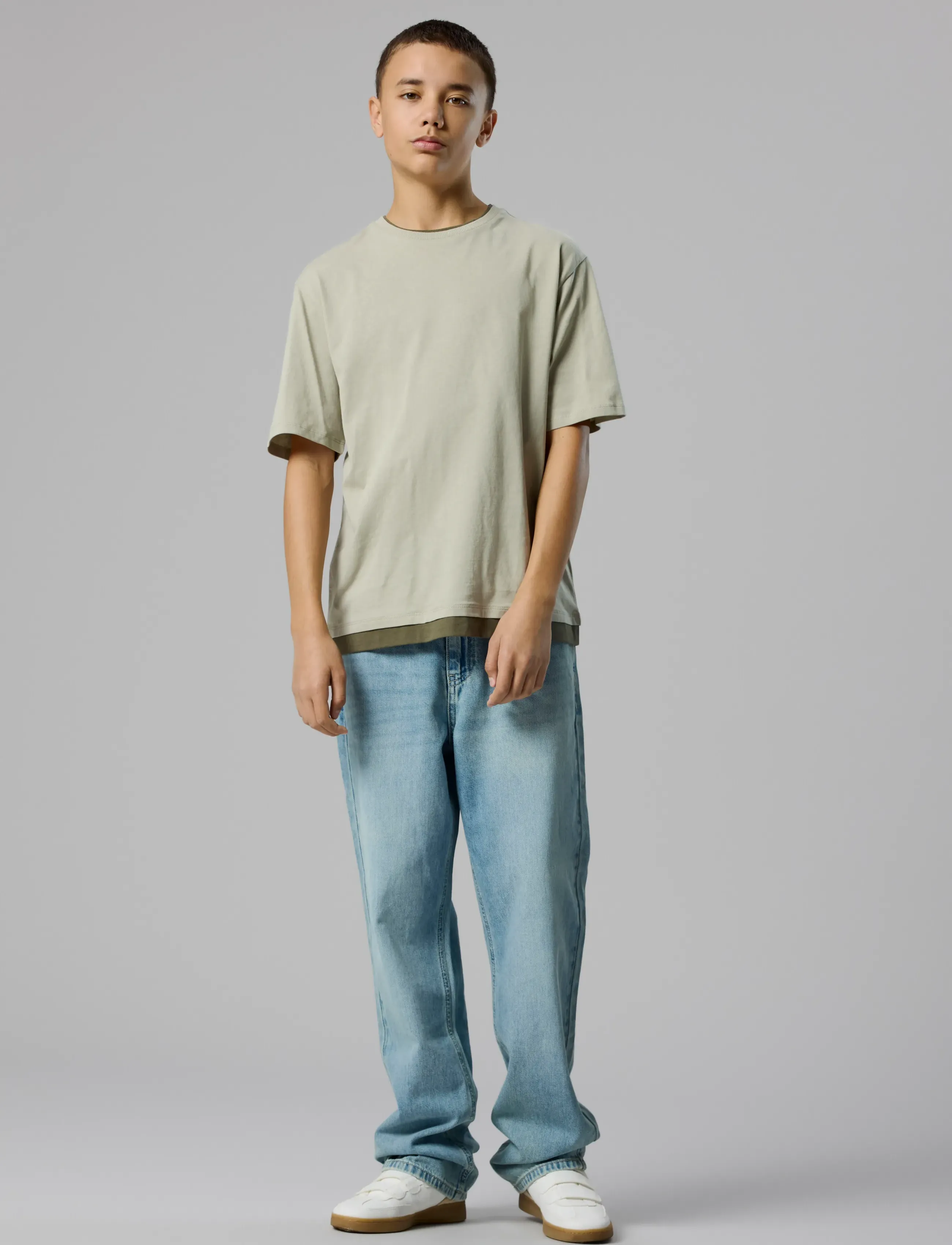 LMTD - NLMBEX DMN R LOOSE PANT NOOS - loose jeans - light blue denim - 3