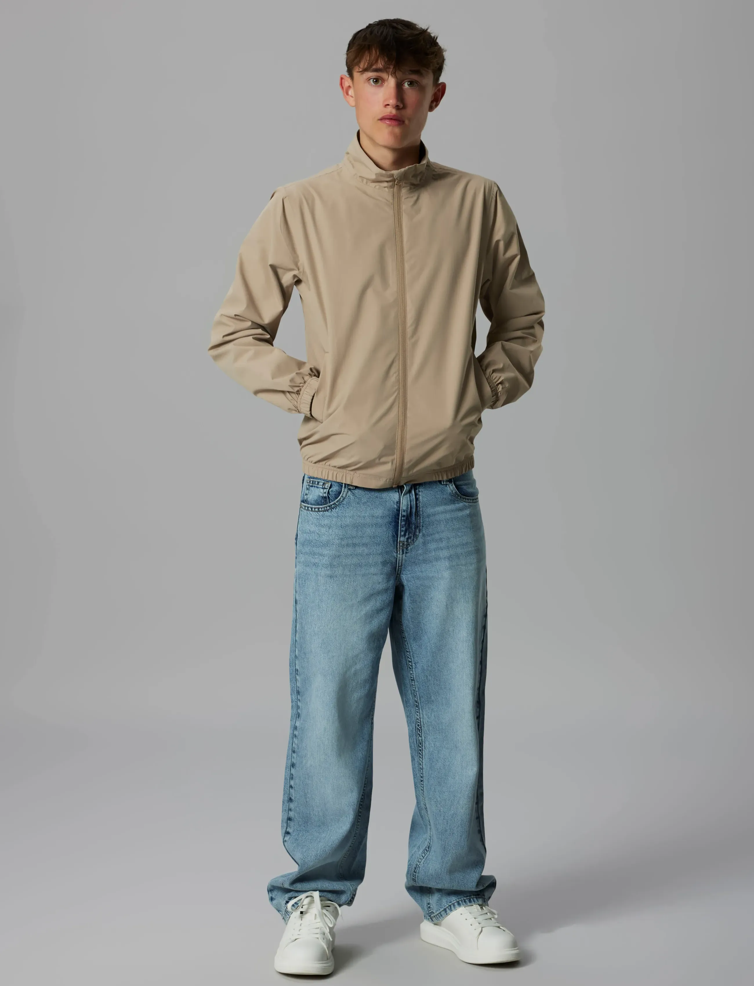 LMTD - NLMBEX DMN R LOOSE PANT NOOS - loose jeans - light blue denim - 3