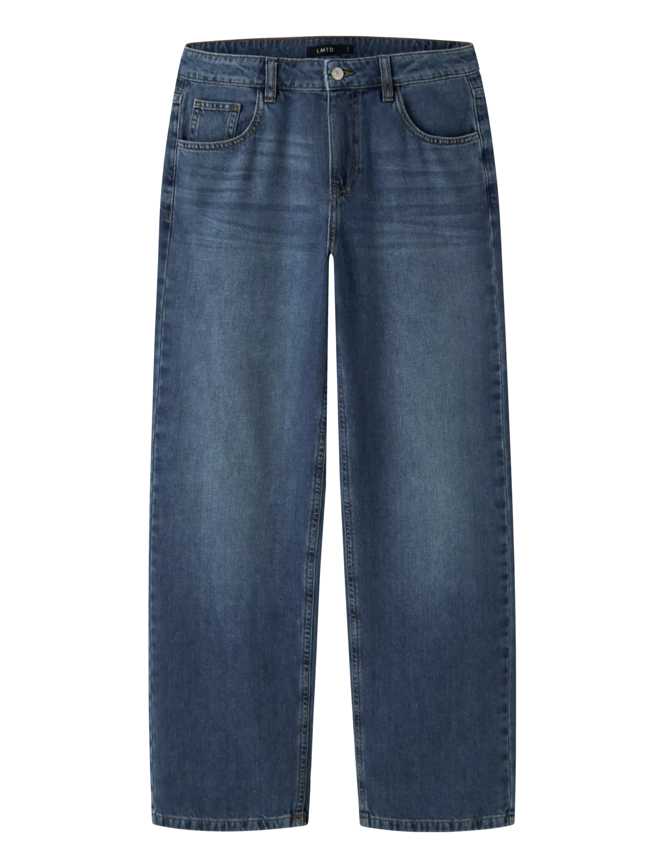 LMTD Nlmbex Dmn R Loose Pant, 134, Blue, Jeans > Løse Jeans, Børn