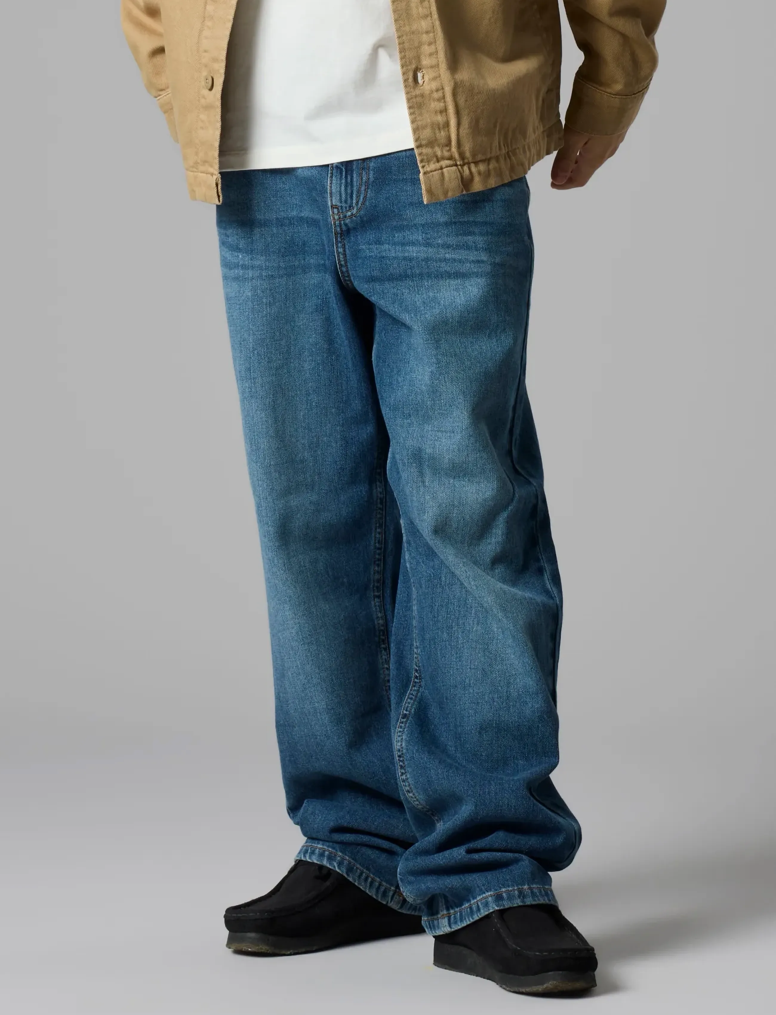 LMTD - NLMBEX DMN R LOOSE PANT NOOS - loose jeans - vintage dark blue denim - 2
