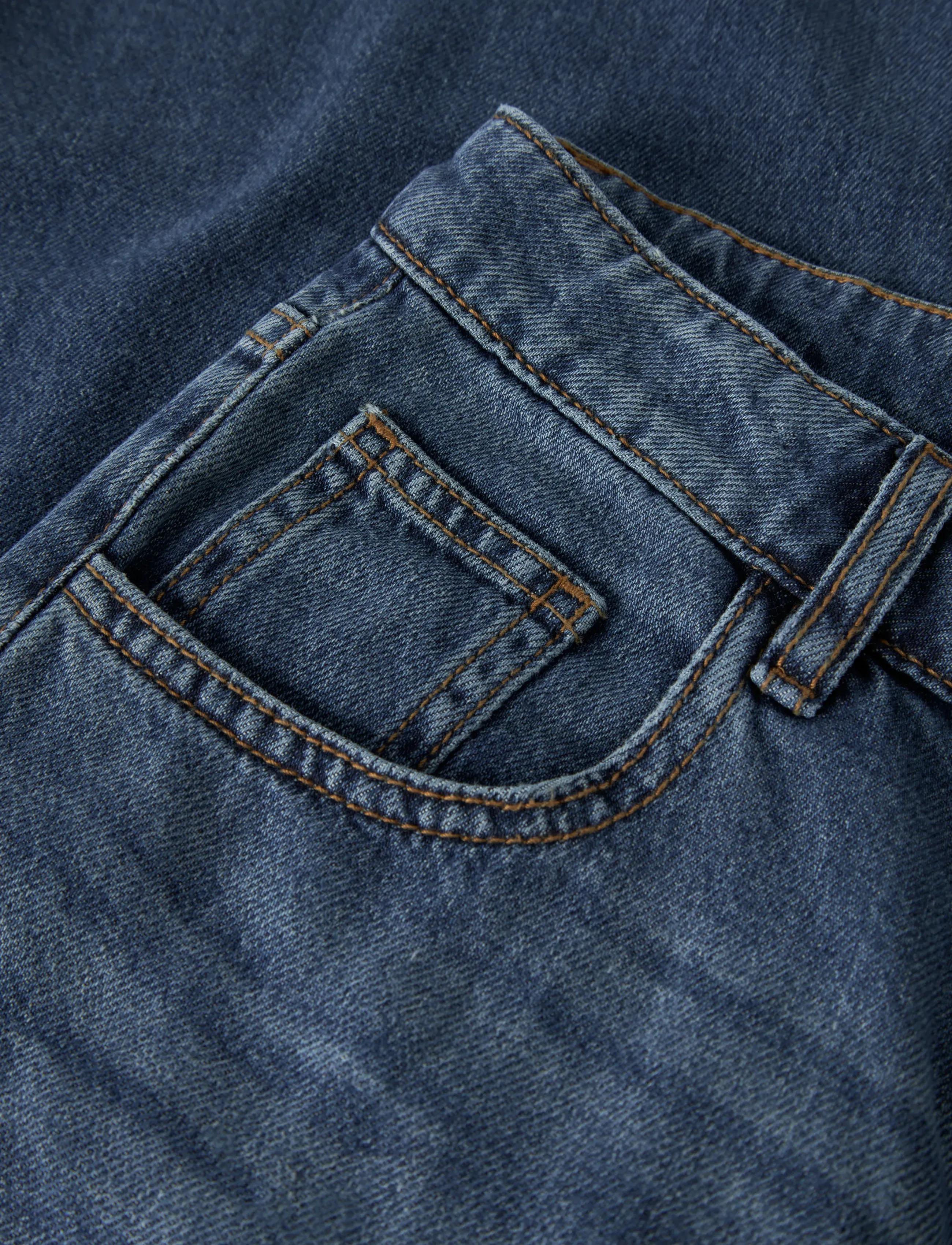 LMTD - NLMBEX DMN R LOOSE PANT NOOS - loose jeans - vintage dark blue denim - 4