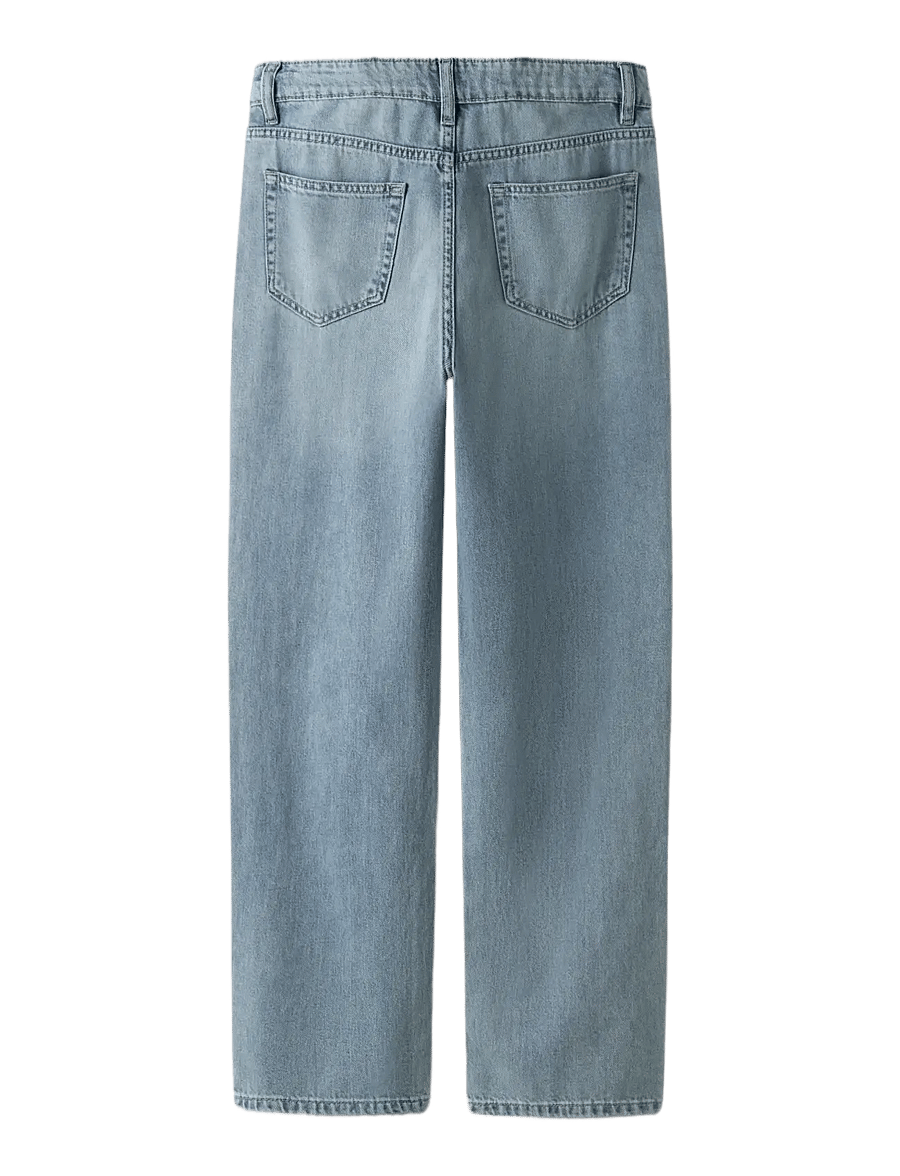 LMTD - NLMBEX DNM R STRAIGHT PANT NOOS - loose jeans - vintage light blue denim - 2