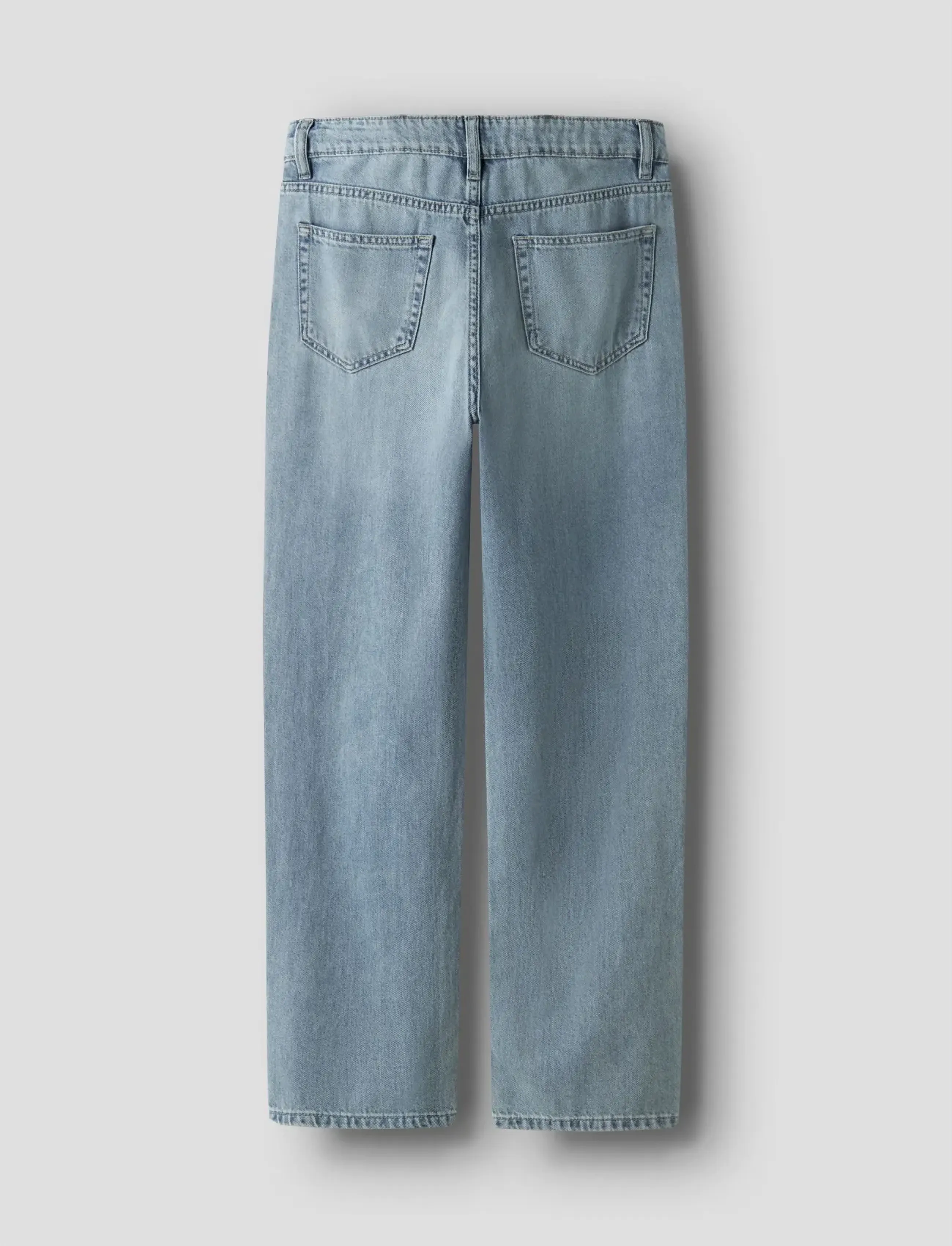 LMTD - NLMBEX DNM R STRAIGHT PANT NOOS - loose jeans - vintage light blue denim - 3
