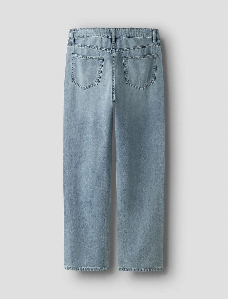 LMTD - NLMBEX DNM R STRAIGHT PANT NOOS - loose jeans - vintage light blue denim - 3