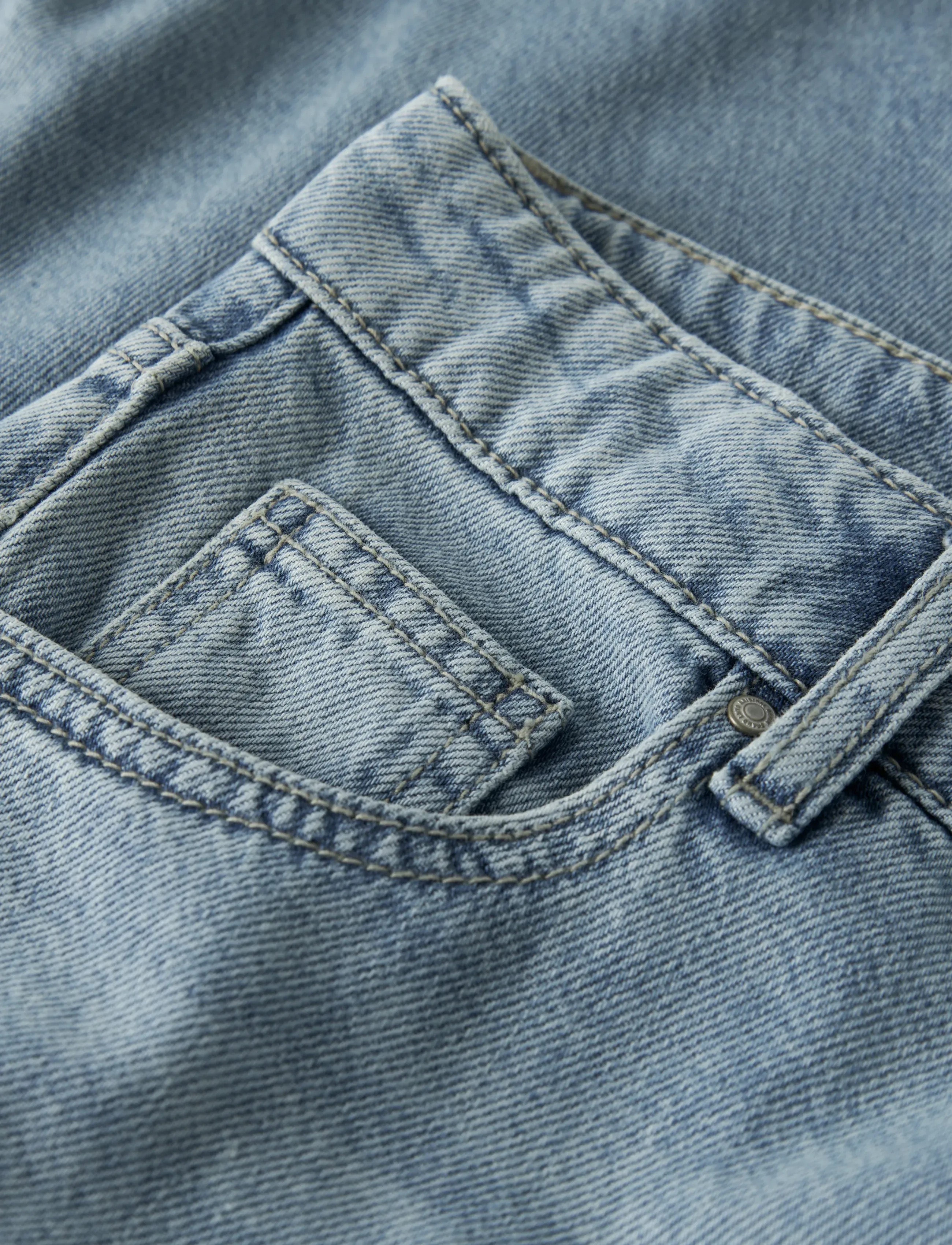 LMTD - NLMBEX DNM R STRAIGHT PANT NOOS - loose jeans - vintage light blue denim - 5