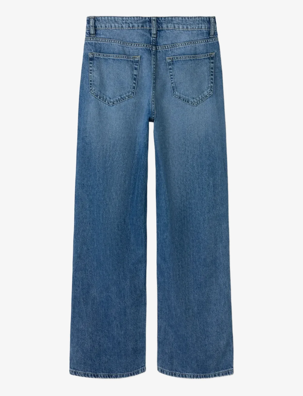 LMTD - NLMBEX DNM R STRAIGHT PANT NOOS - loose jeans - medium blue denim - 1