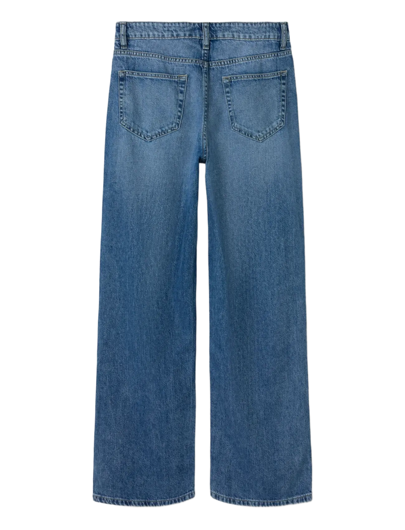 LMTD - NLMBEX DNM R STRAIGHT PANT NOOS - loose jeans - medium blue denim - 1
