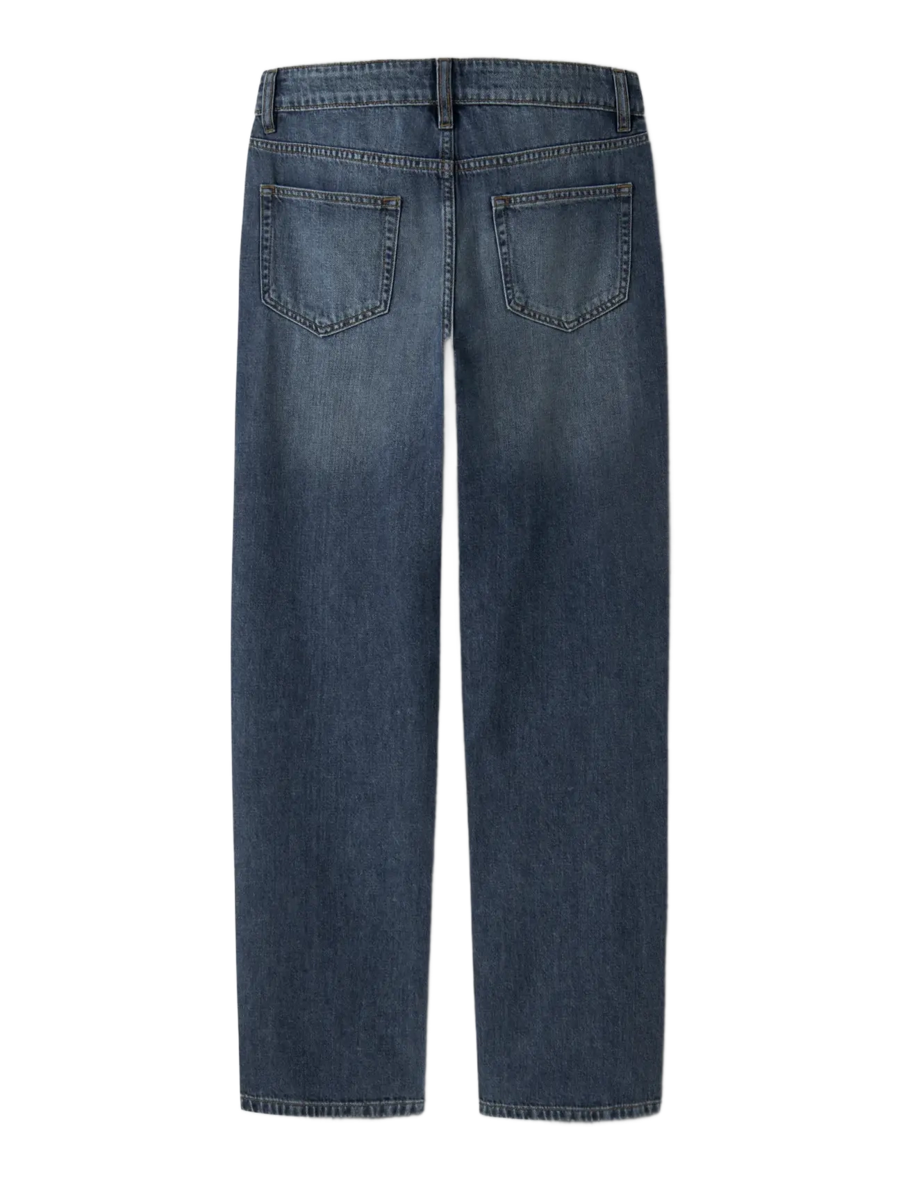 LMTD - NLMBEX DNM R STRAIGHT PANT NOOS - loose jeans - vintage dark blue denim - 1