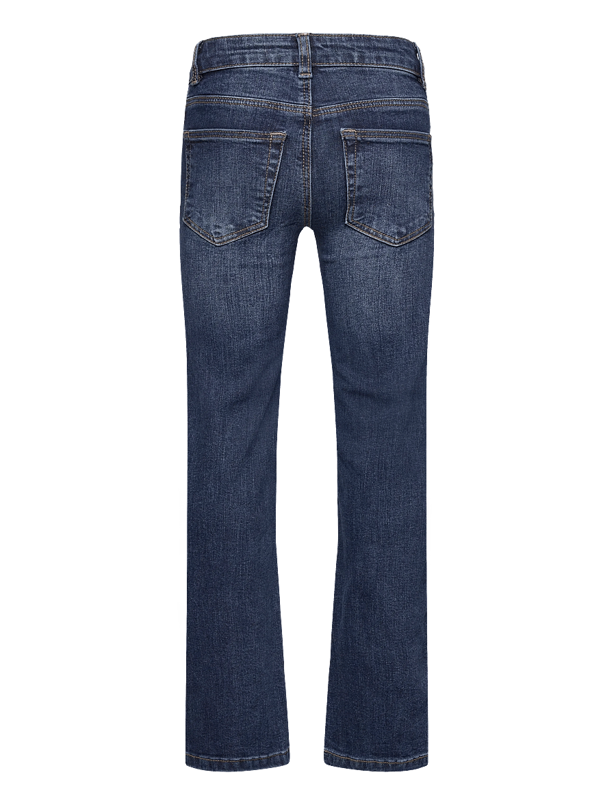 LMTD - NLFBLI DNM LW S STRAIGHT PANT NOOS - regular jeans - dark blue denim - 1