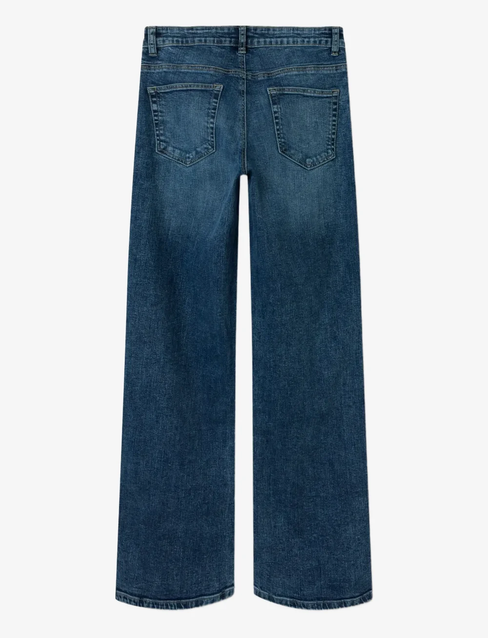 LMTD - NLFBLI DNM LW S STRAIGHT PANT NOOS - regular jeans - medium blue denim - 1