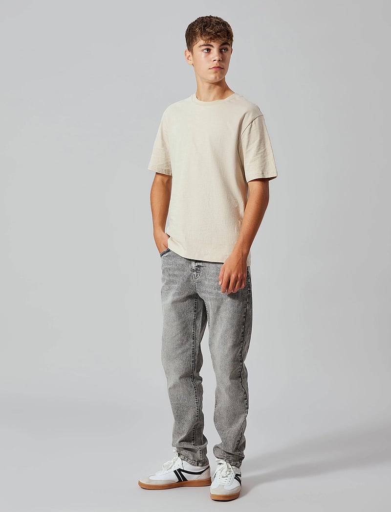 LMTD - NLMTIAN DNM R TAPERED PANT - tapered-lõikega teksad - light grey denim - 5