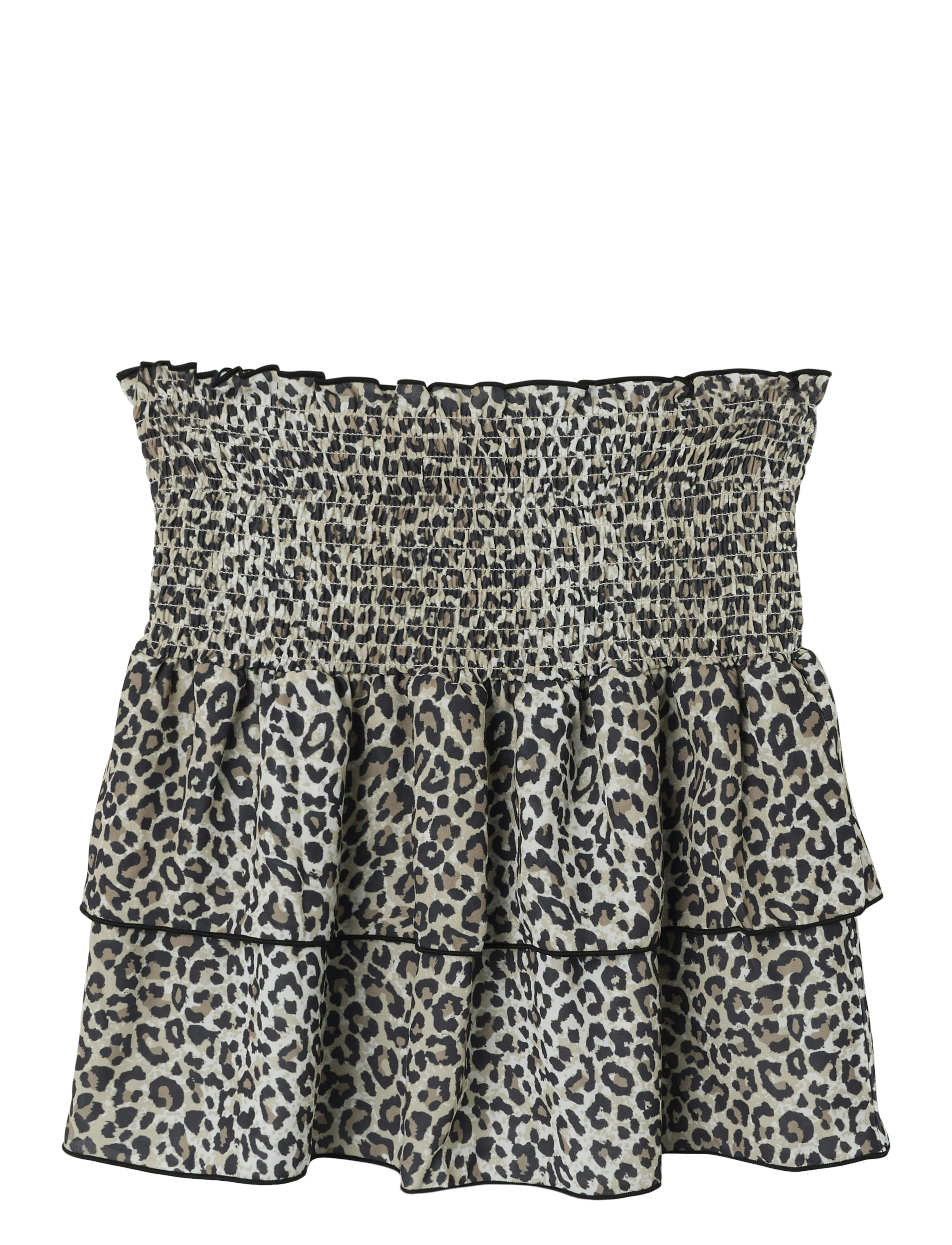 LMTD NLFLEOSANDY SHORT SKIRT - Korte nederdele - MOCHA MERINGUE / brown