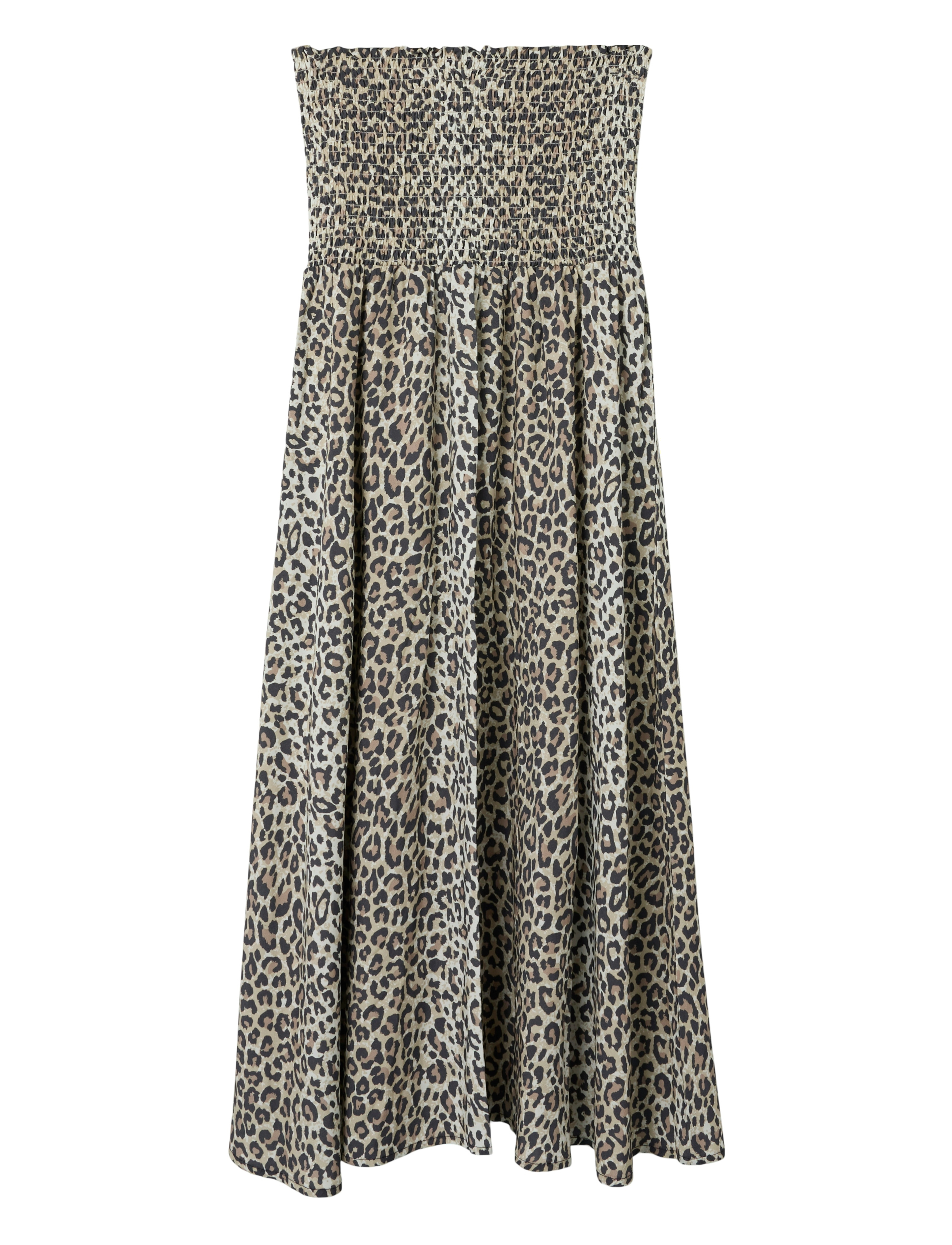 LMTD Nlfleosandy Maxi Rock Braun - 164 - Kinder