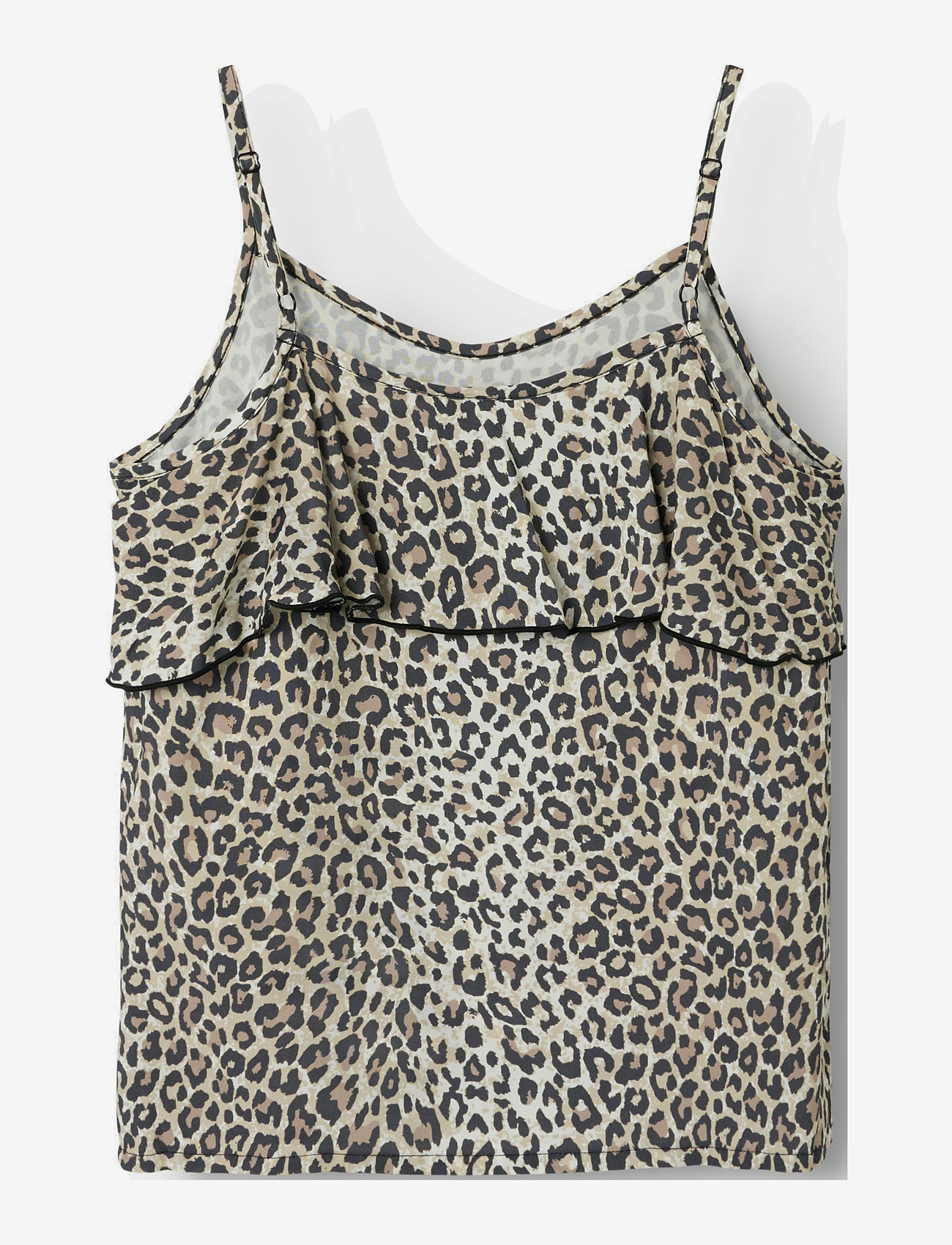 LMTD - NLFLEOSANDY SL SHORT TOP - tank top - mocha meringue - 2