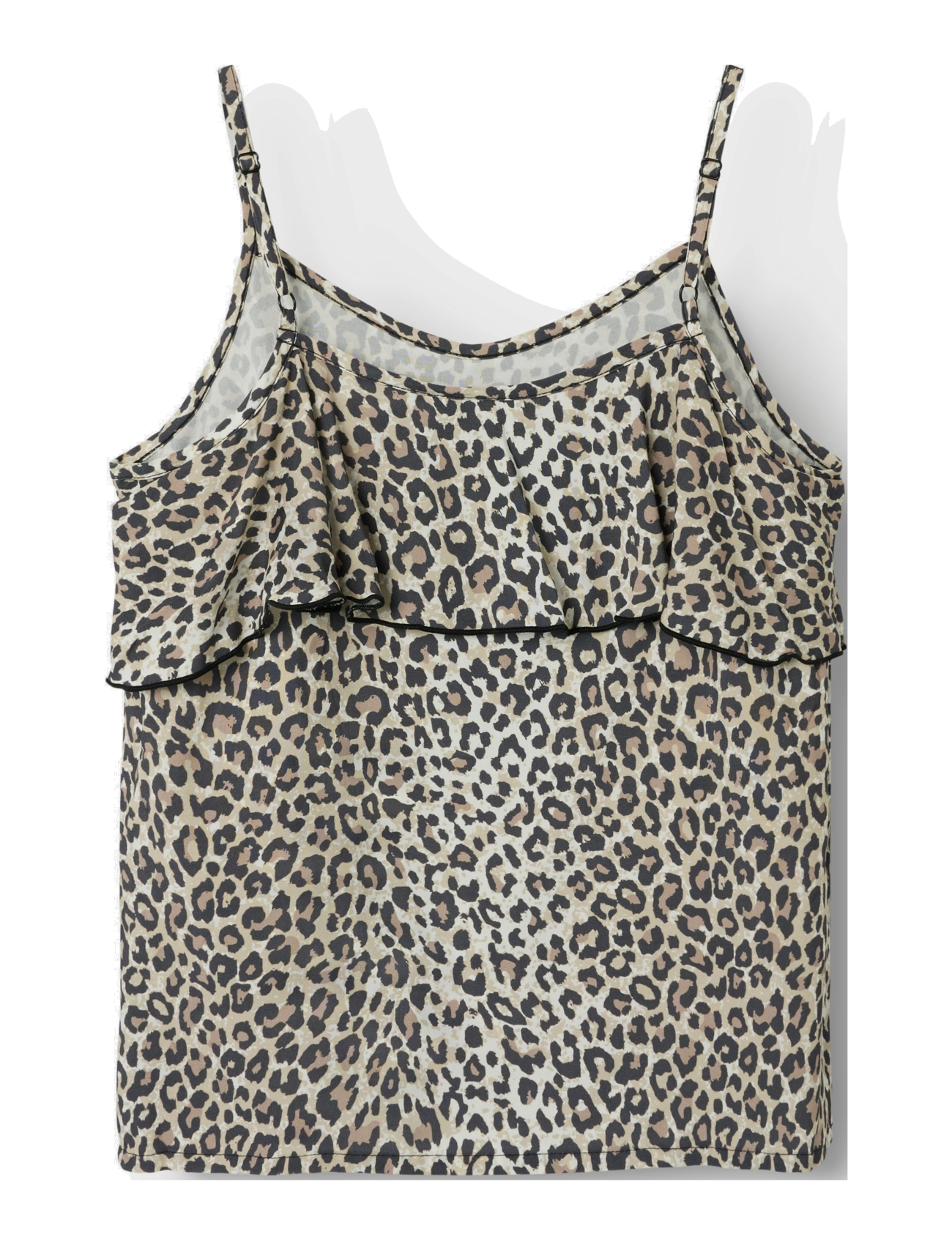 LMTD - NLFLEOSANDY SL SHORT TOP - mocha meringue - 2