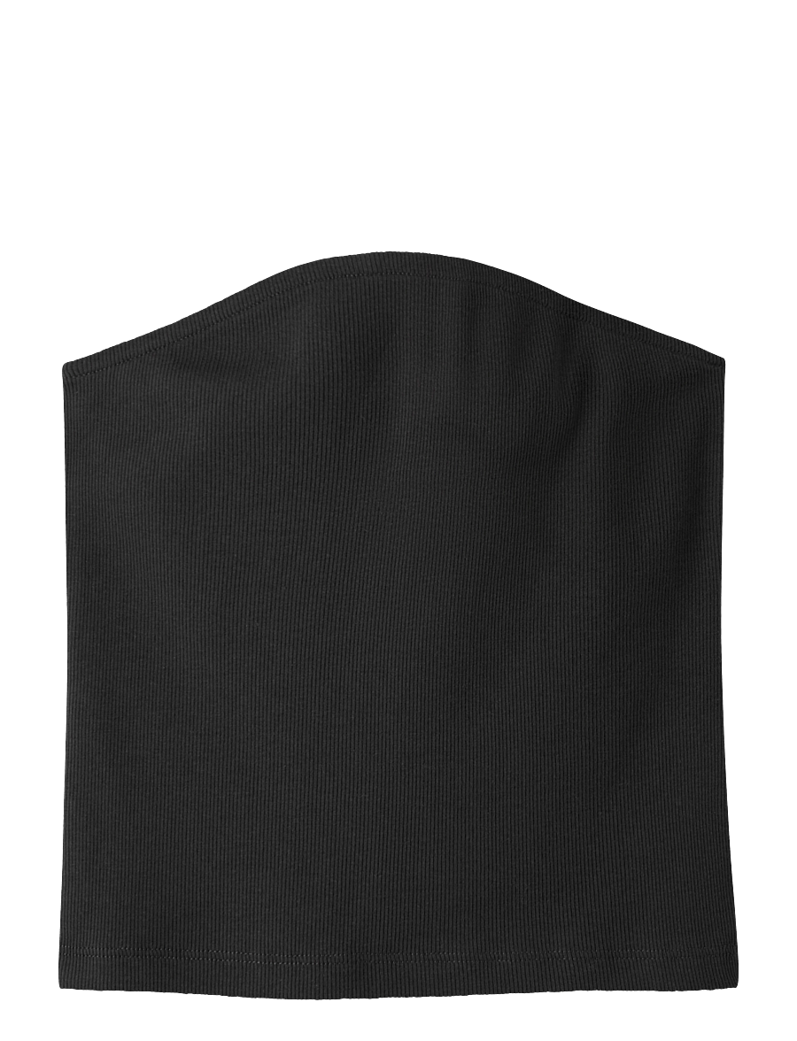 LMTD - NLFHINAJA SOLID SHORT TUBE TOP - einkaufen nach alter von - pirate black - 0