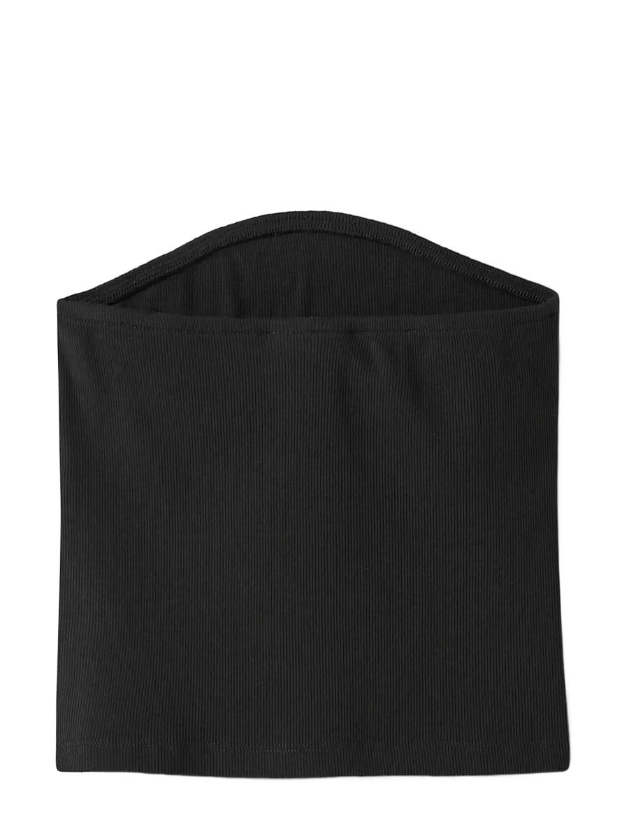 LMTD - NLFHINAJA SOLID SHORT TUBE TOP - einkaufen nach alter von - pirate black - 1