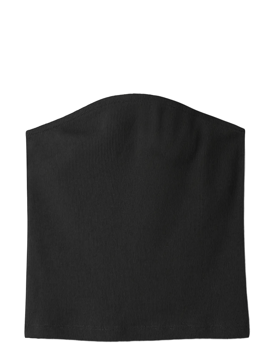 LMTD - NLFHINAJA SOLID SHORT TUBE TOP - einkaufen nach alter von - pirate black - 2