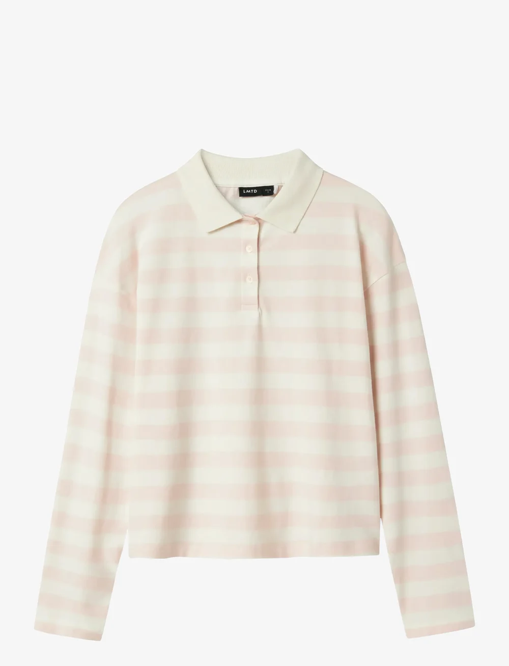LMTD - NLFKLIVA LS SHORT POLO - långärmade pikéer - crystal pink - 0