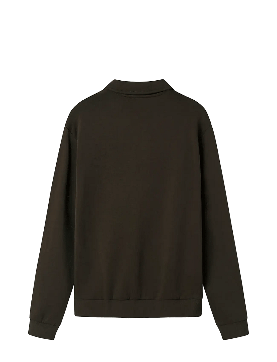 LMTD - NLNNIZU LS BRU POLO SWEAT - langärmelig poloshirt - chocolate brown - 2