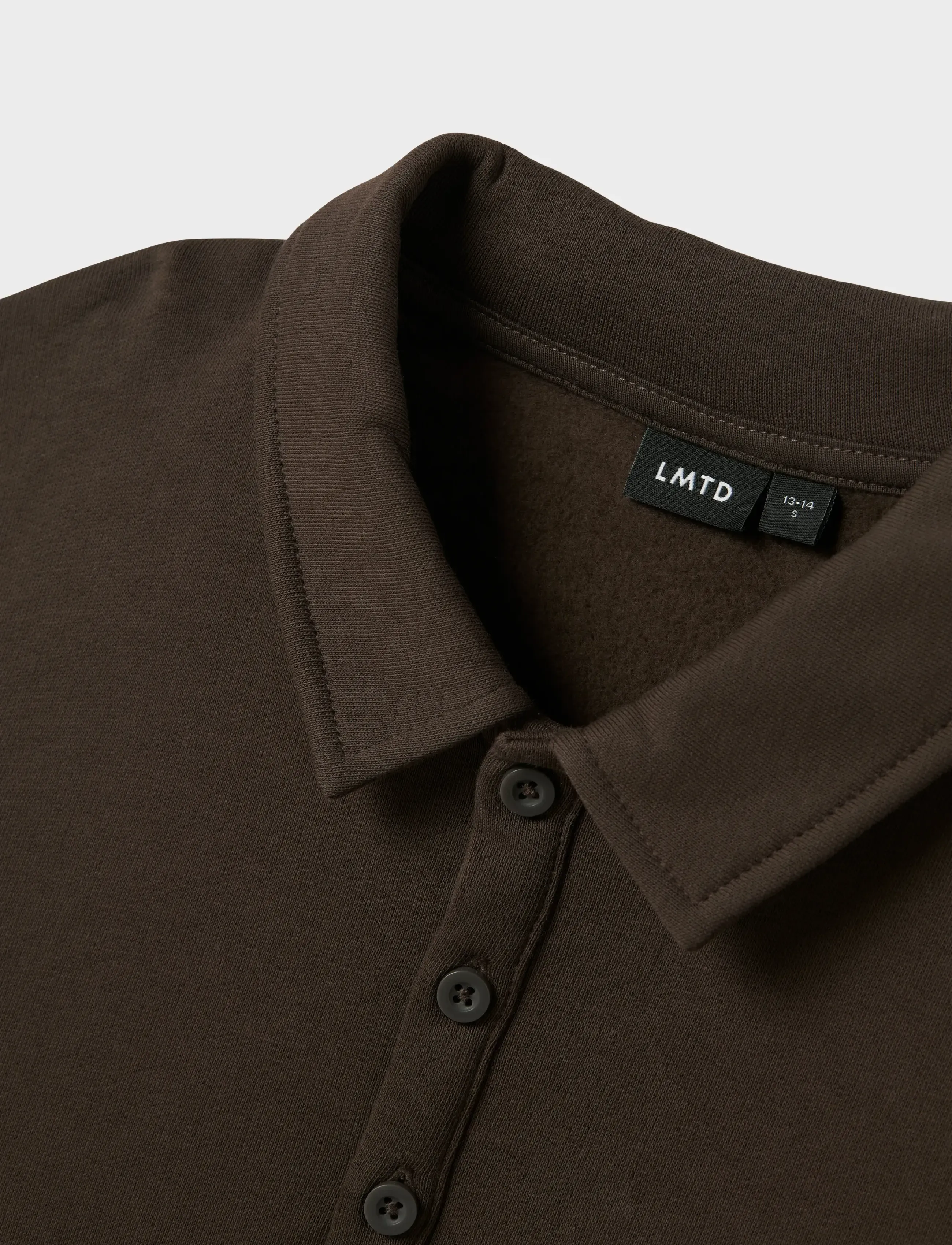 LMTD - NLNNIZU LS BRU POLO SWEAT - polos à manches longues - chocolate brown - 3