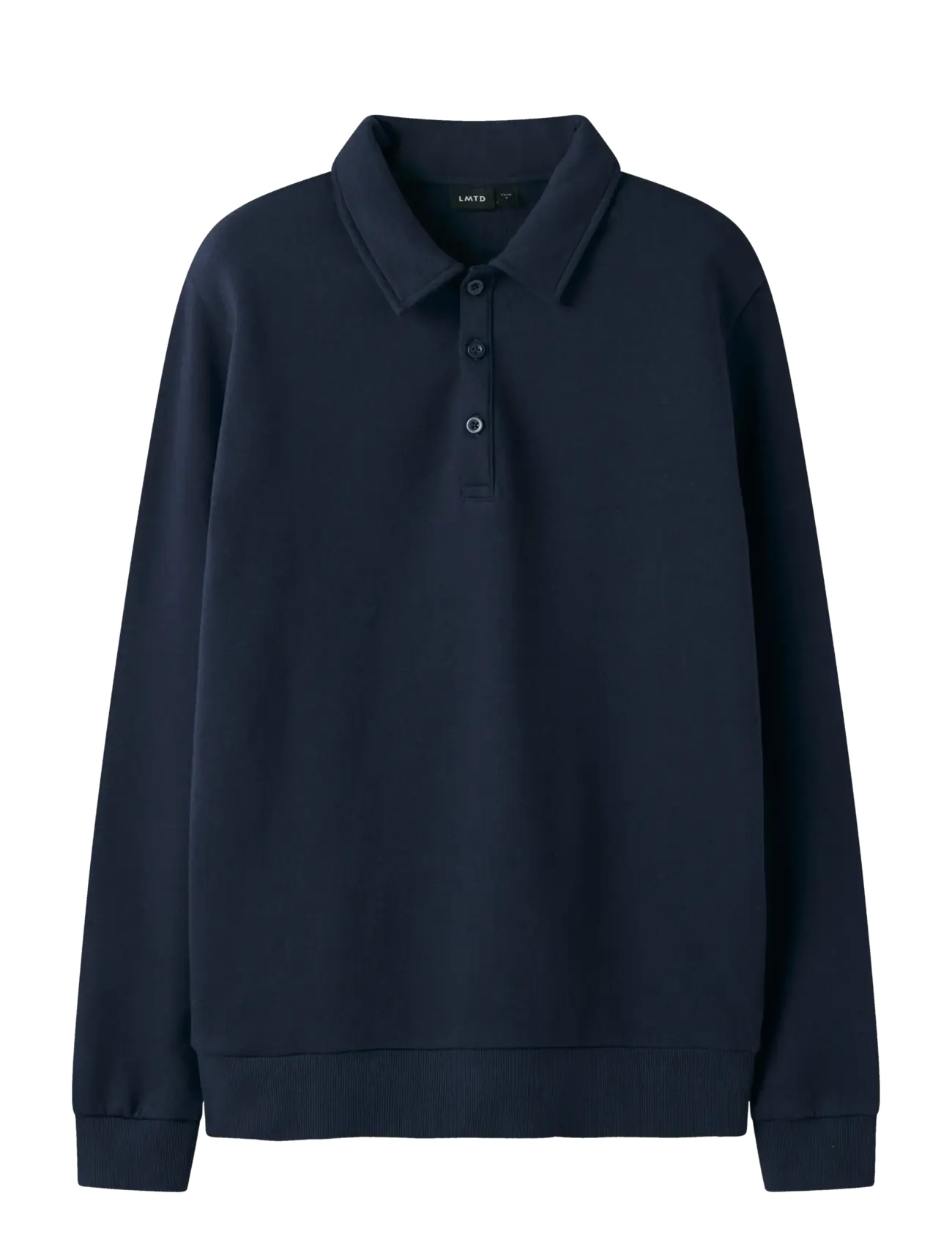 LMTD NLNNIZU LS BRU POLO SWEAT - Winter Deals - NAVY BLAZER / navy