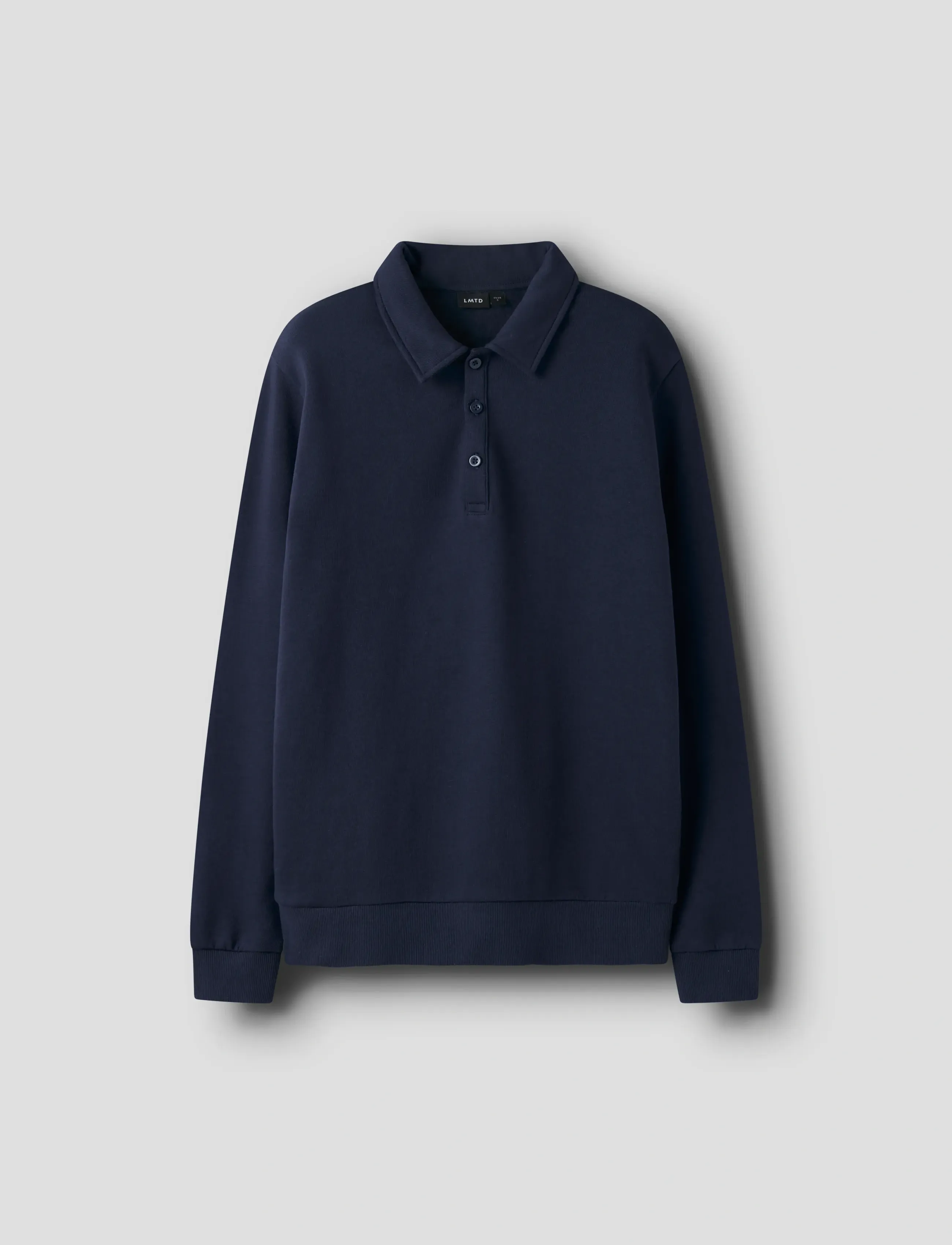 LMTD NLNNIZU LS BRU POLO SWEAT - Polo shirts - NAVY BLAZER / navy