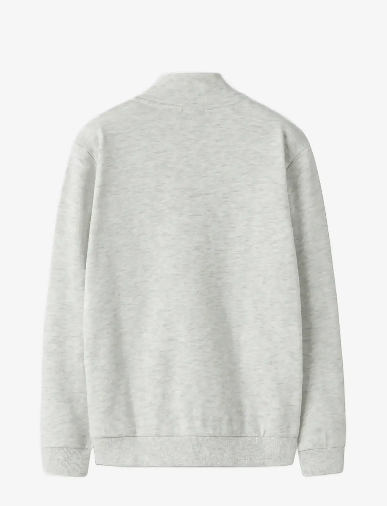 LMTD - NLNNIZU LS BRU HALF ZIP SWEAT NOOS - sweatshirts - light grey melange - 1
