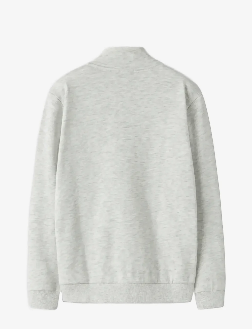 LMTD - NLNNIZU LS BRU HALF ZIP SWEAT NOOS - sweatshirts - light grey melange - 1