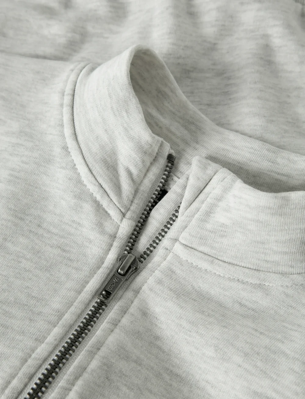 LMTD - NLNNIZU LS BRU HALF ZIP SWEAT NOOS - sweatshirts - light grey melange - 2