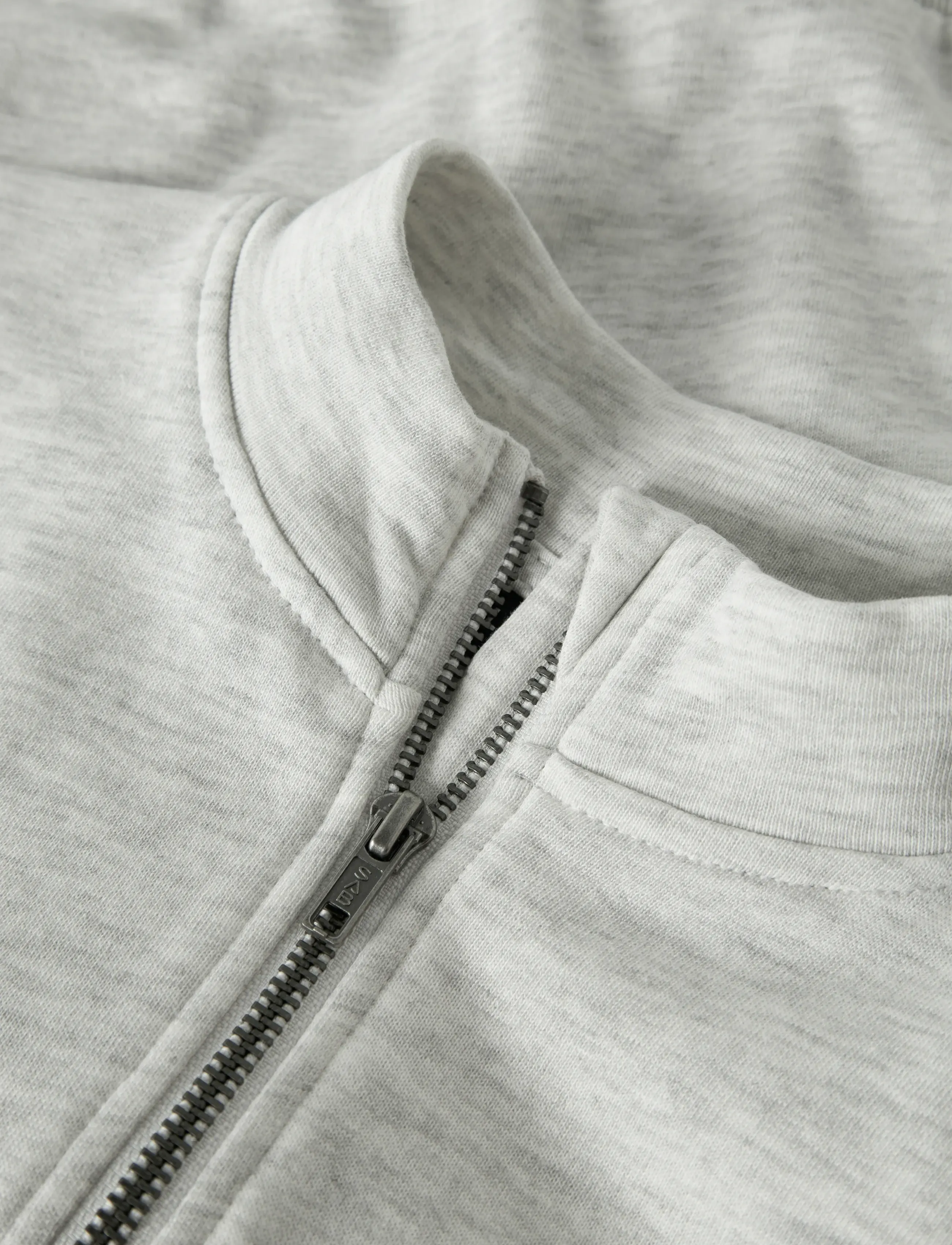 LMTD - NLNNIZU LS BRU HALF ZIP SWEAT NOOS - sweatshirts - light grey melange - 2