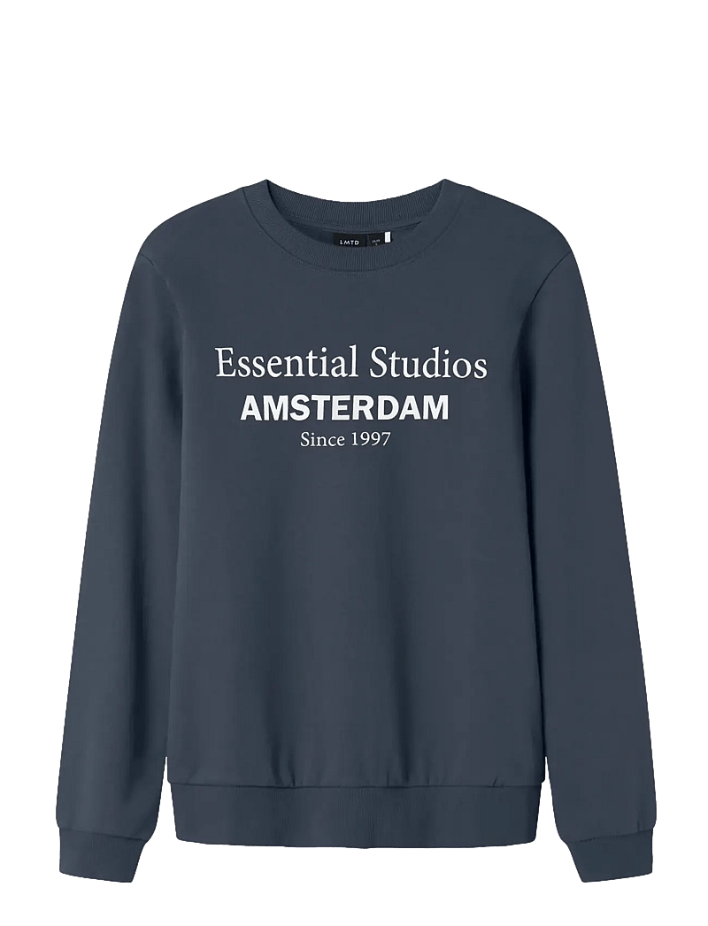 LMTD - NLMNESS LS BRU O-NECK SWEAT - collegepaidat - ombre blue - 0