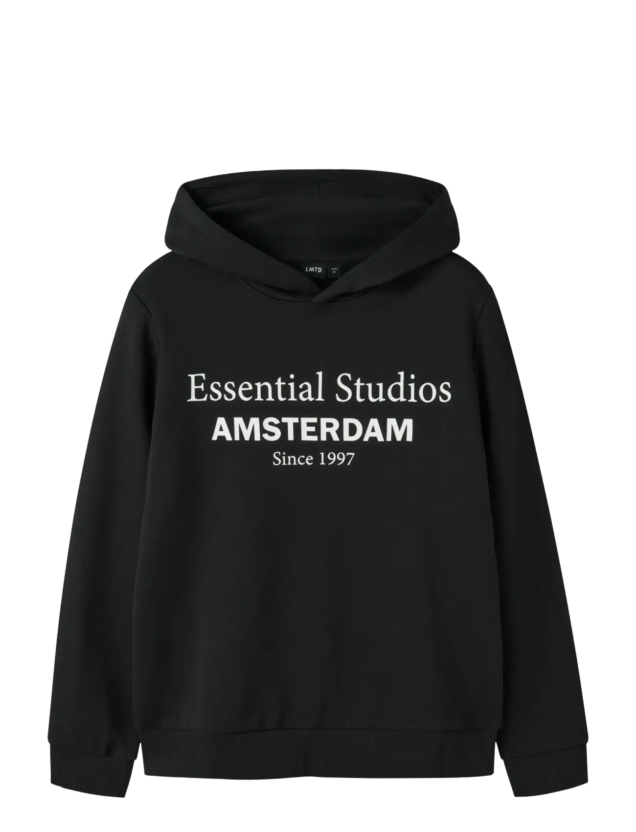 LMTD NLMNESS LS BRU SWEAT W. HOOD NOOS - App deal - BLACK / black