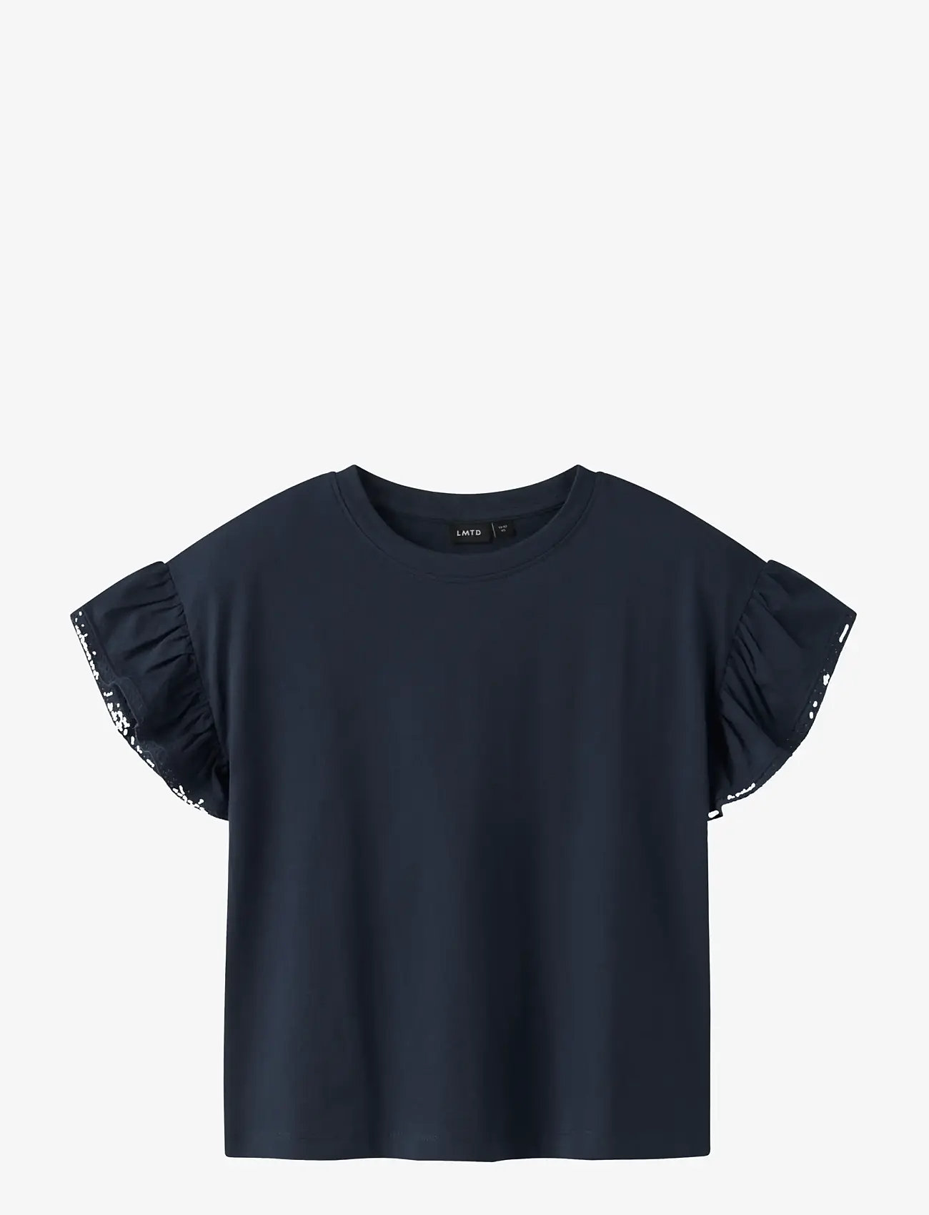 LMTD - NLFFANG SHORT CAPSL. TOP - kurzärmelige - navy blazer - 0