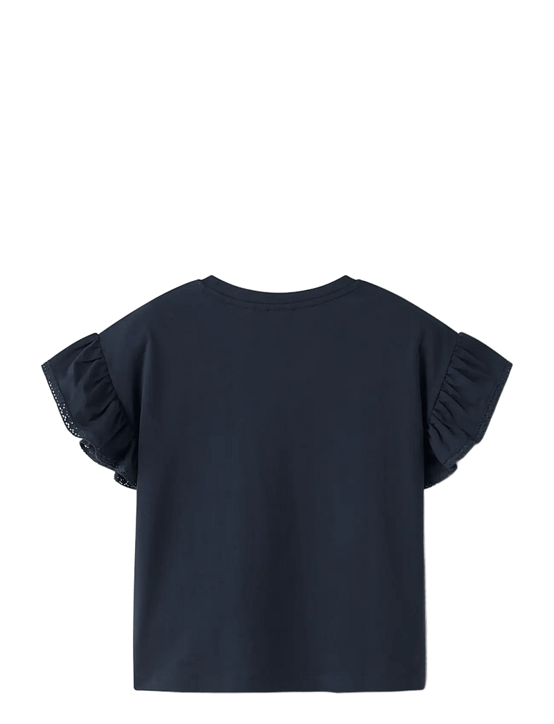 LMTD - NLFFANG SHORT CAPSL. TOP - kurzärmelige - navy blazer - 1