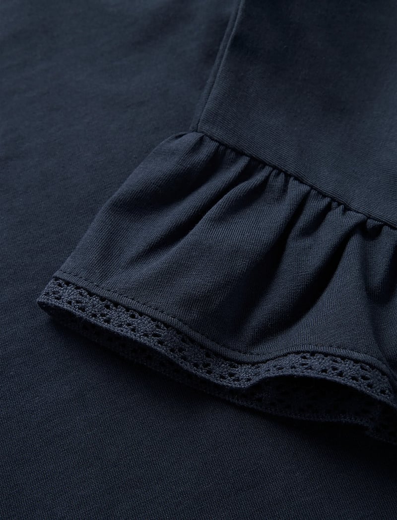 LMTD - NLFFANG SHORT CAPSL. TOP - kurzärmelige - navy blazer - 3