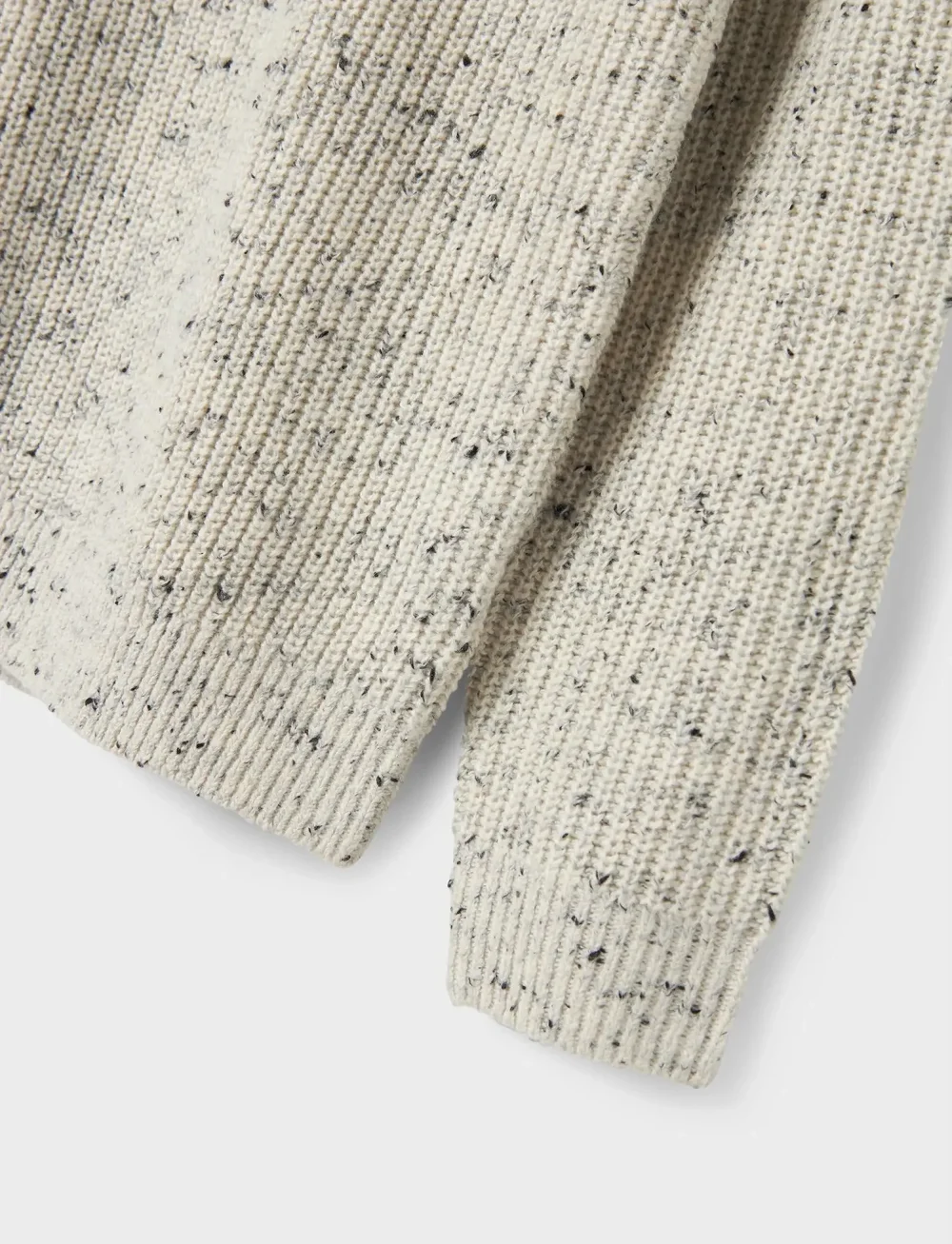 LMTD - NLMNASTON LS O-NECK KNIT - pullover - oatmeal - 4