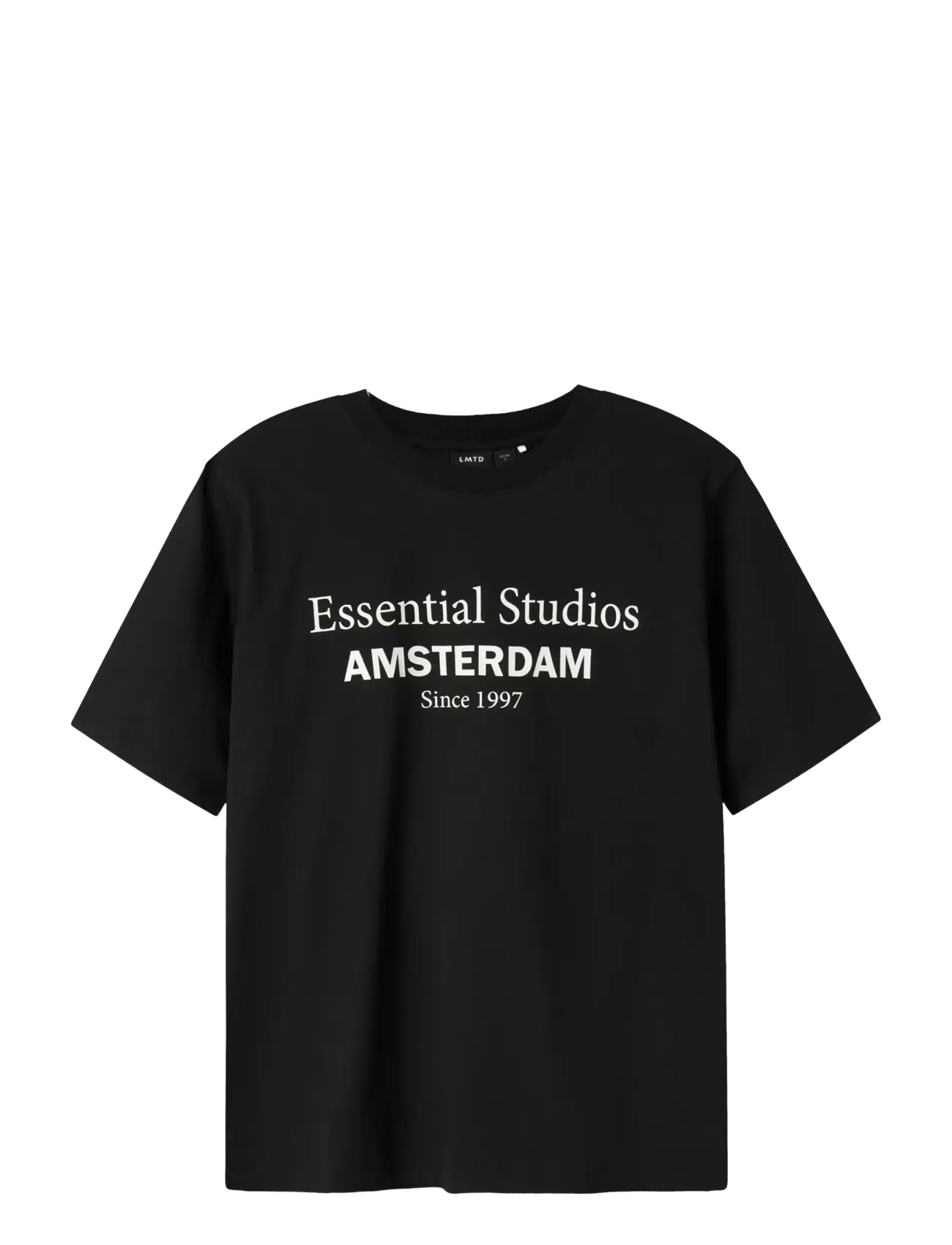 LMTD NLMNESS SS L TOP NOOS - T-shirts - BLACK / black