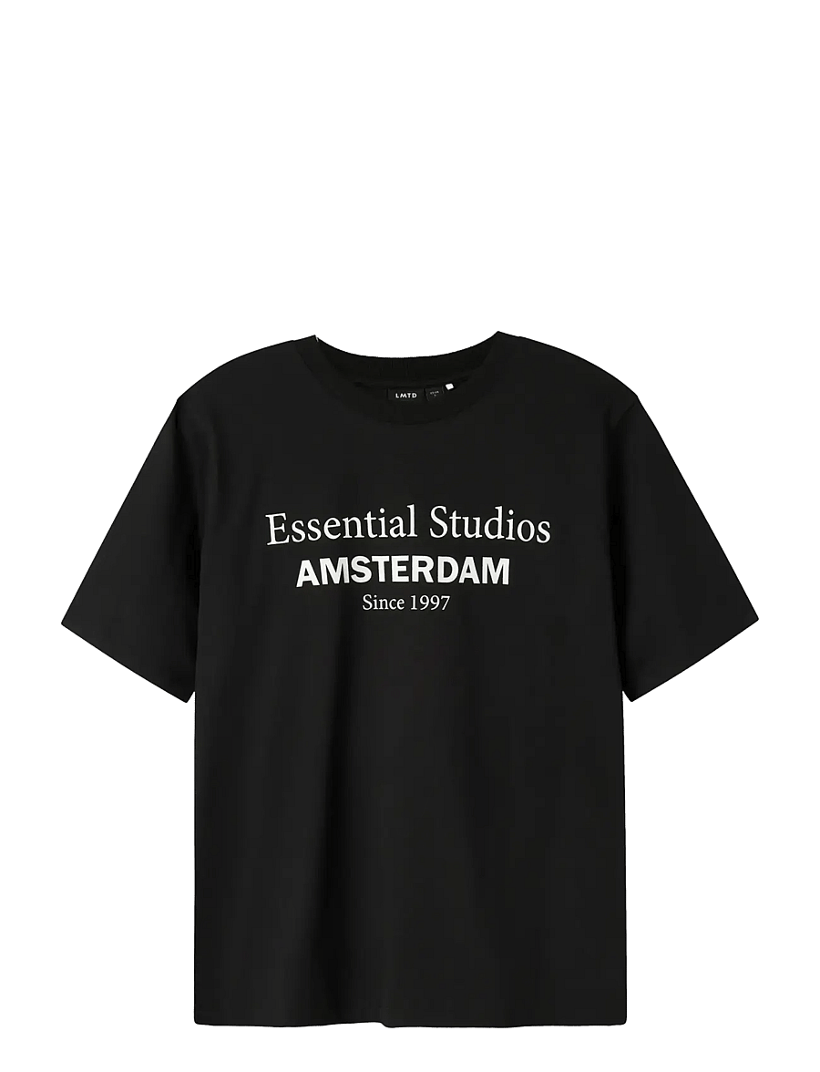 LMTD - NLMNESS SS L TOP NOOS - kurzärmelige - black - 1