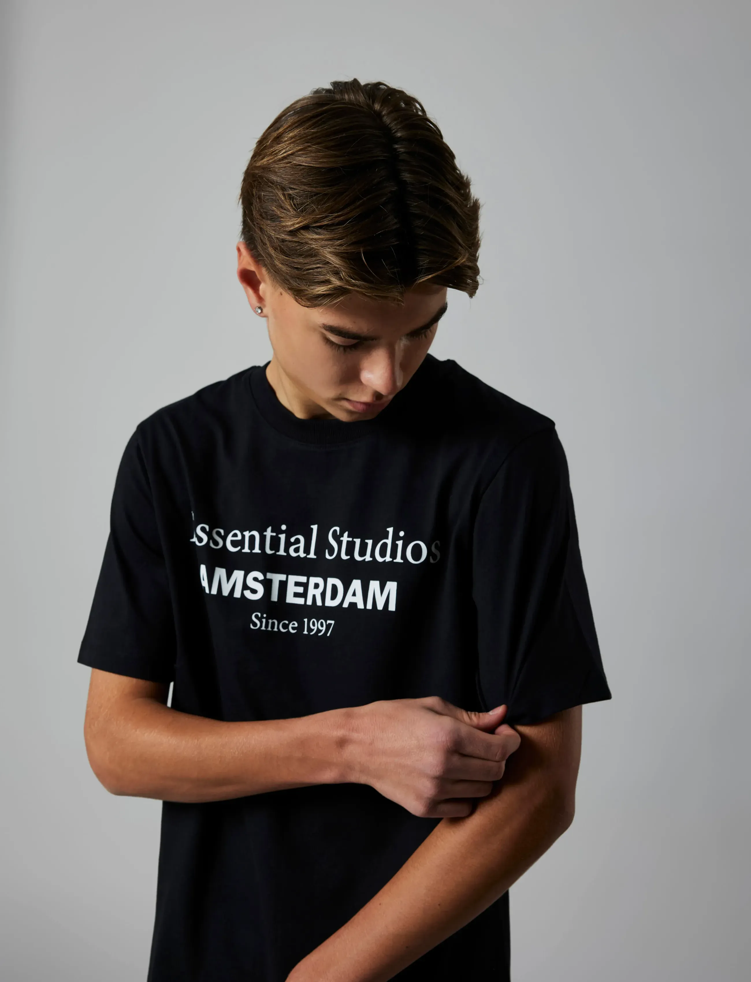 LMTD - NLMNESS SS L TOP NOOS - trumpomis rankovėmis - black - 4