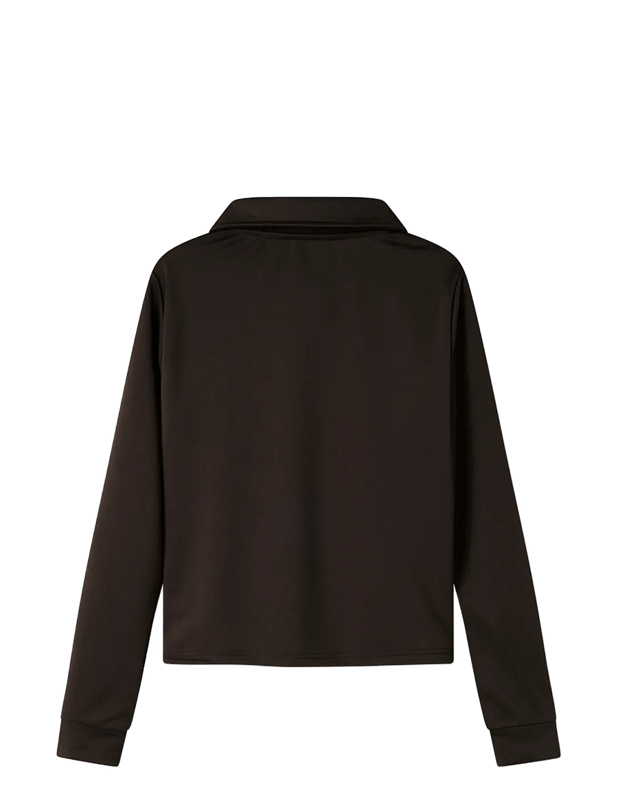 LMTD - NLFBOROP LS CARDIGAN - cardigans - chocolate brown - 1