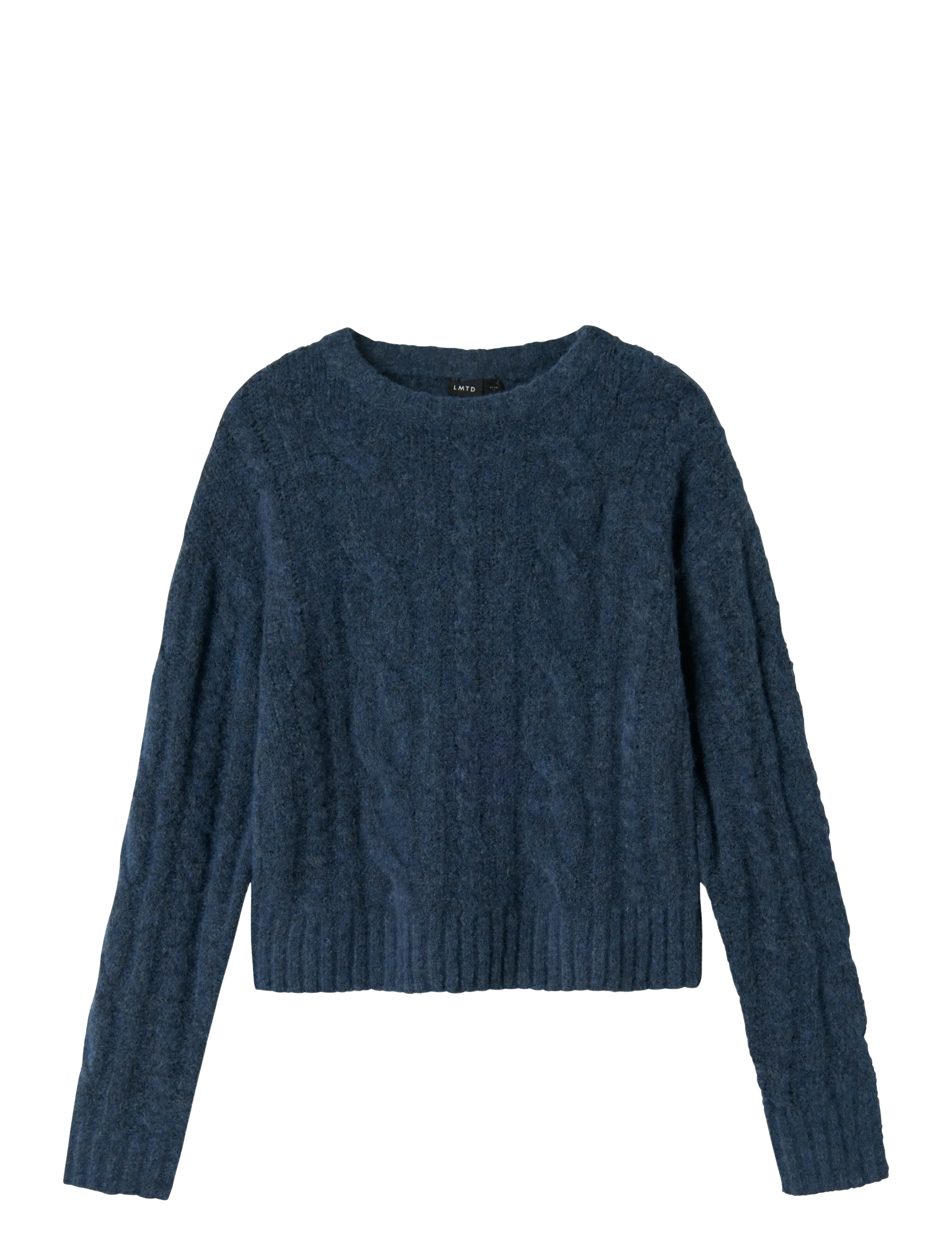 LMTD NLFNAIBLE LS SHORT KNIT - Kleidung - OMBRE BLUE / blue