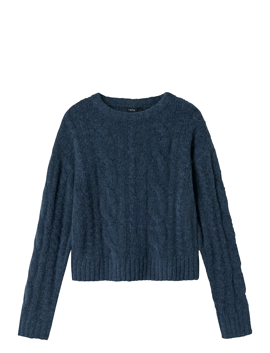 LMTD - NLFNAIBLE LS SHORT KNIT - pullover - ombre blue - 1