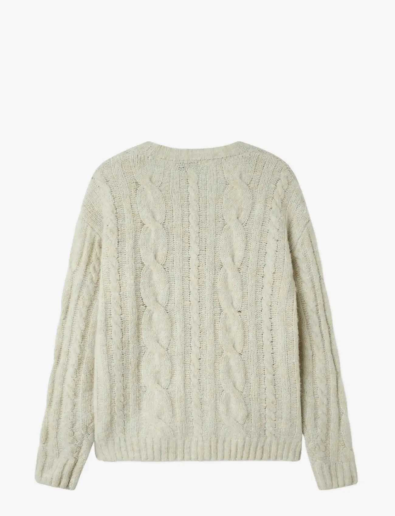 LMTD - NLFNAIBLE LS KNIT CARDIGAN - kardiganid - oatmeal - 1