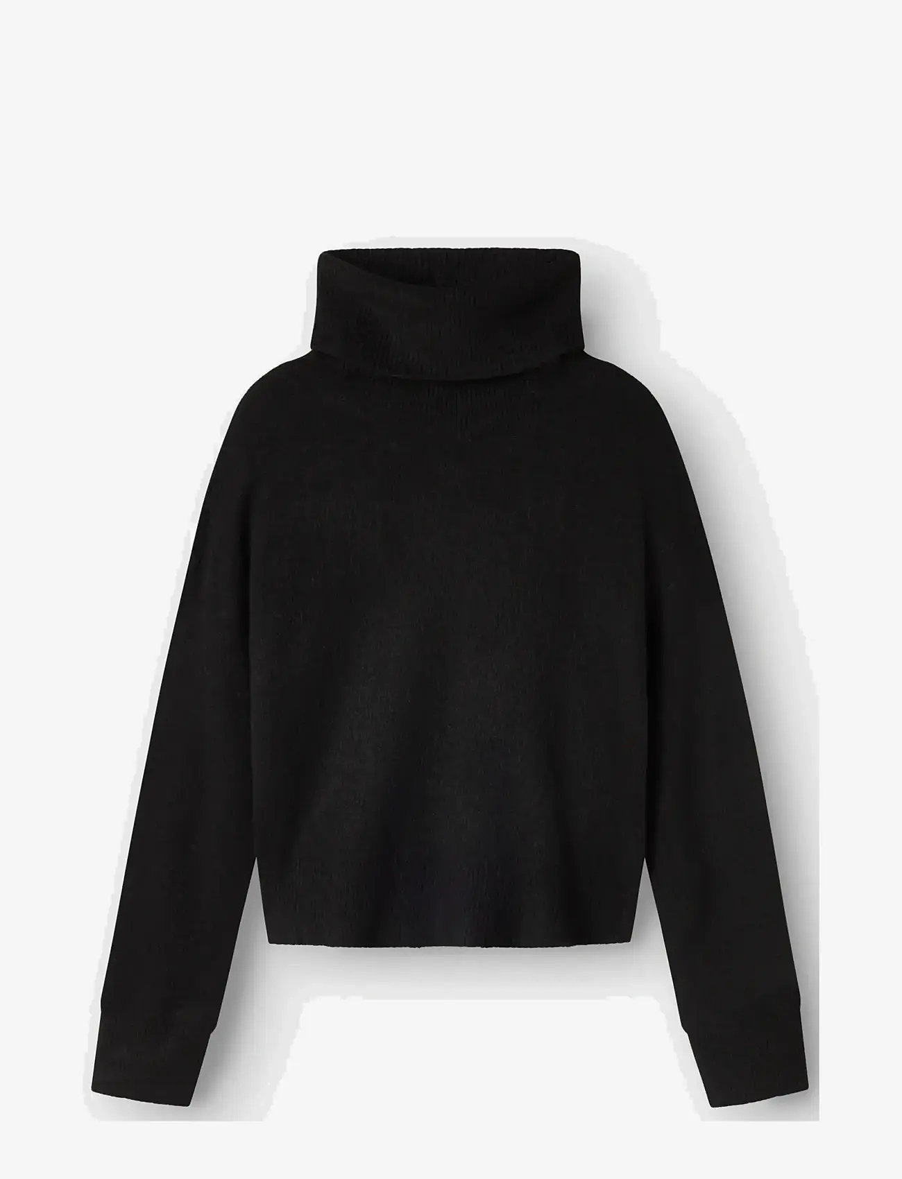 LMTD - NLFLODET LS ROLL NECK KNIT - trøjer - black - 2