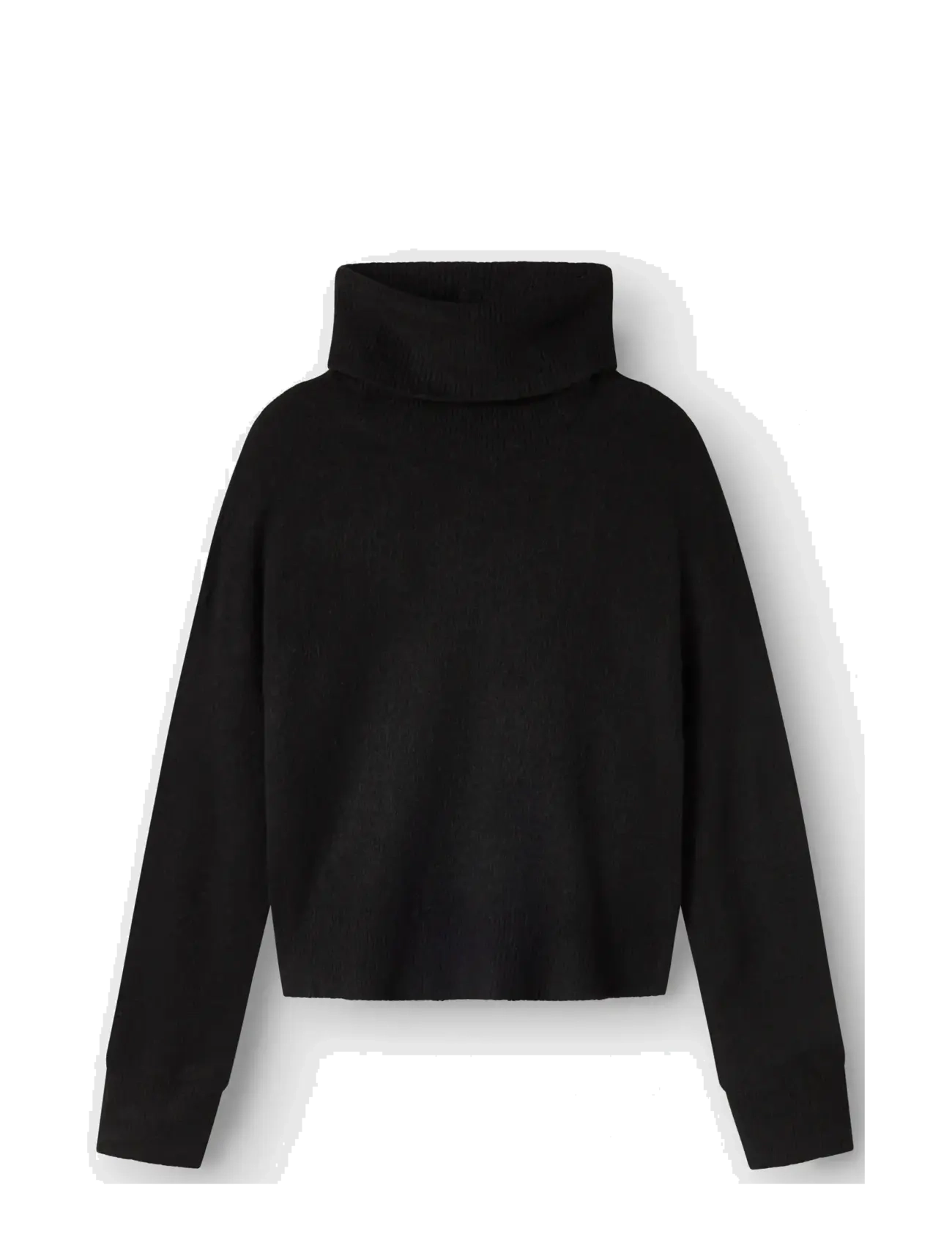 LMTD - NLFLODET LS ROLL NECK KNIT - stickade tröjor - black - 2