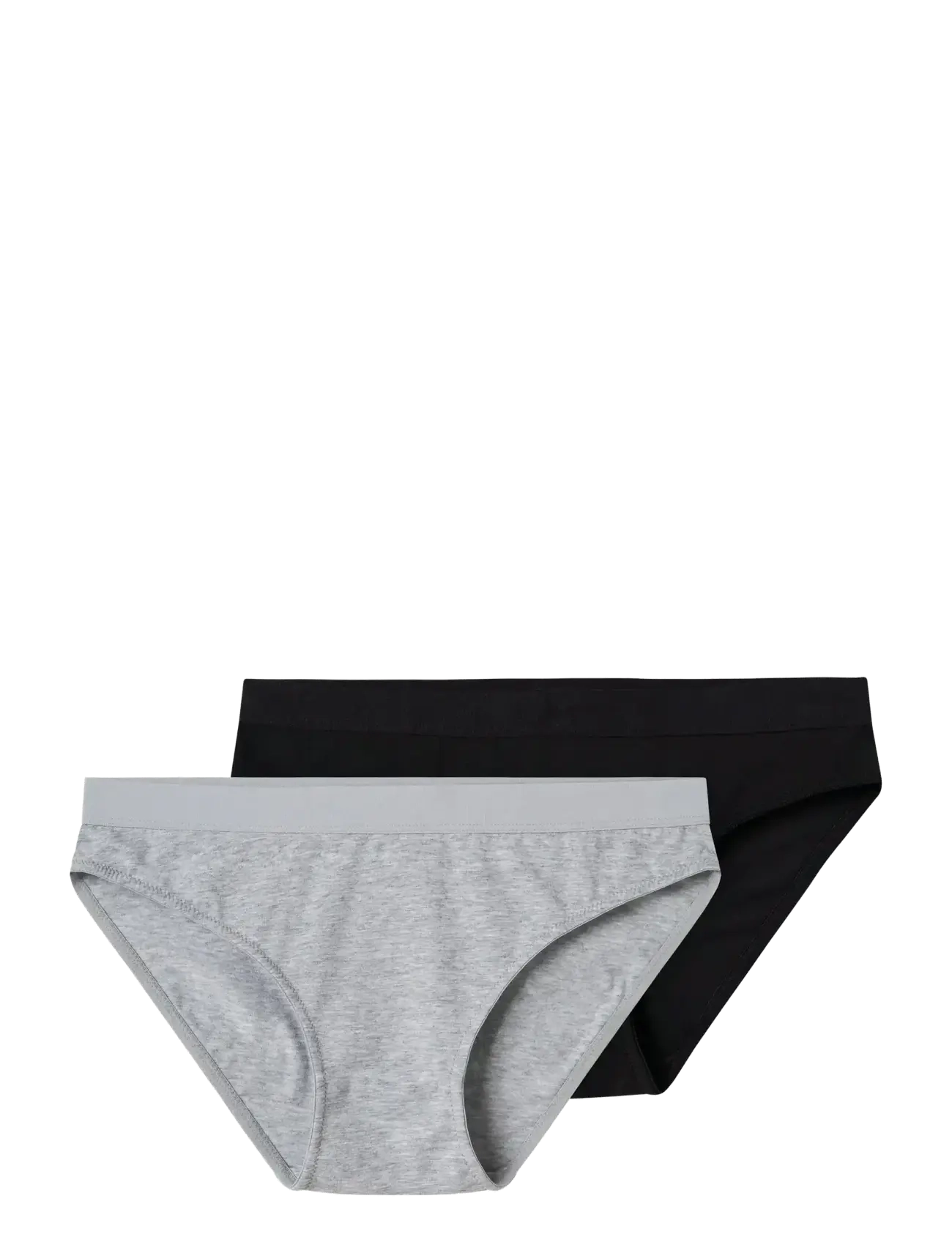 LMTD NLFNANTELLE BRIEF 2P NOOS - Undertøj - BLACK / black