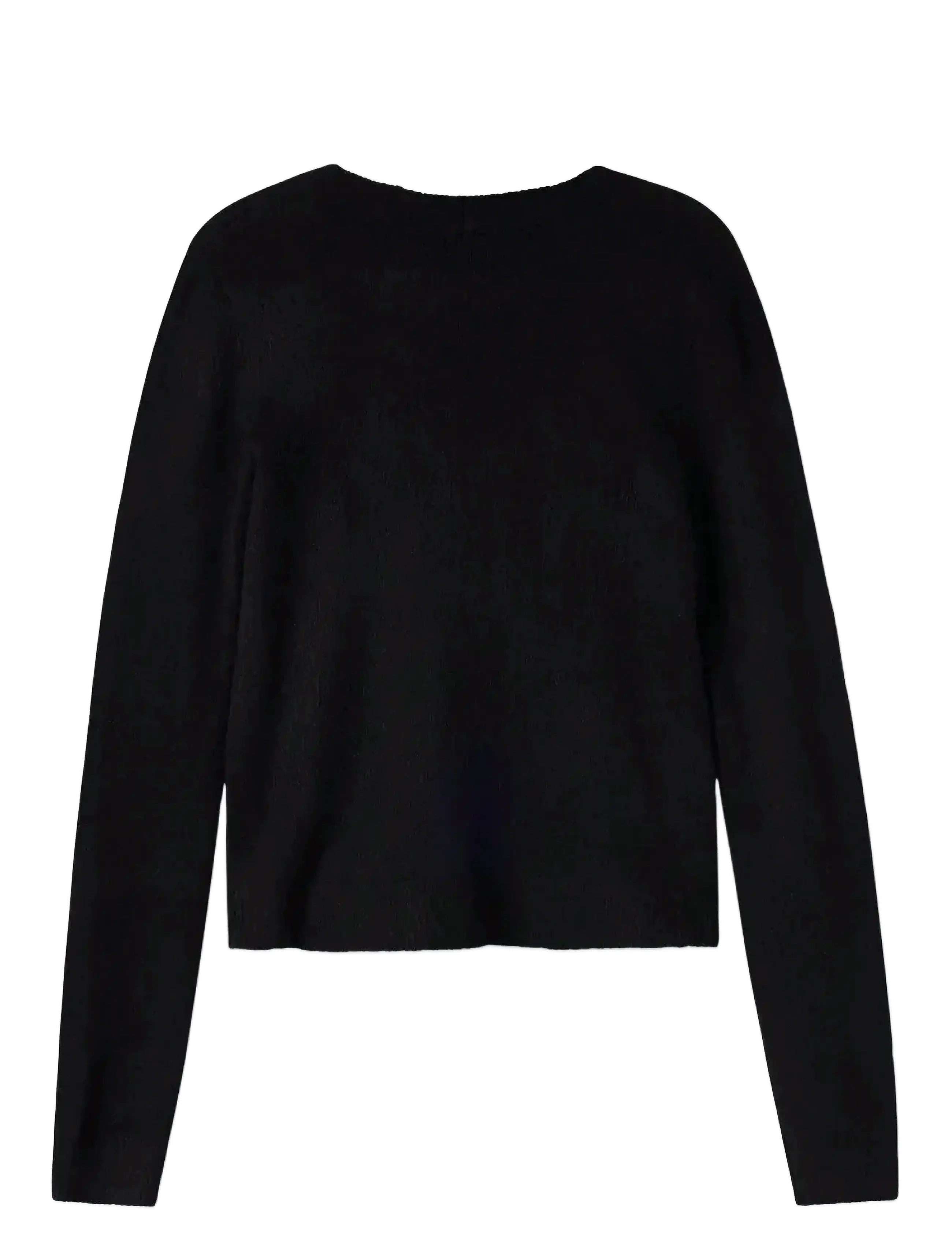 LMTD - NLFLODET LS SHORT S KNIT CARDIGAN NOOS - cardigans - black - 2